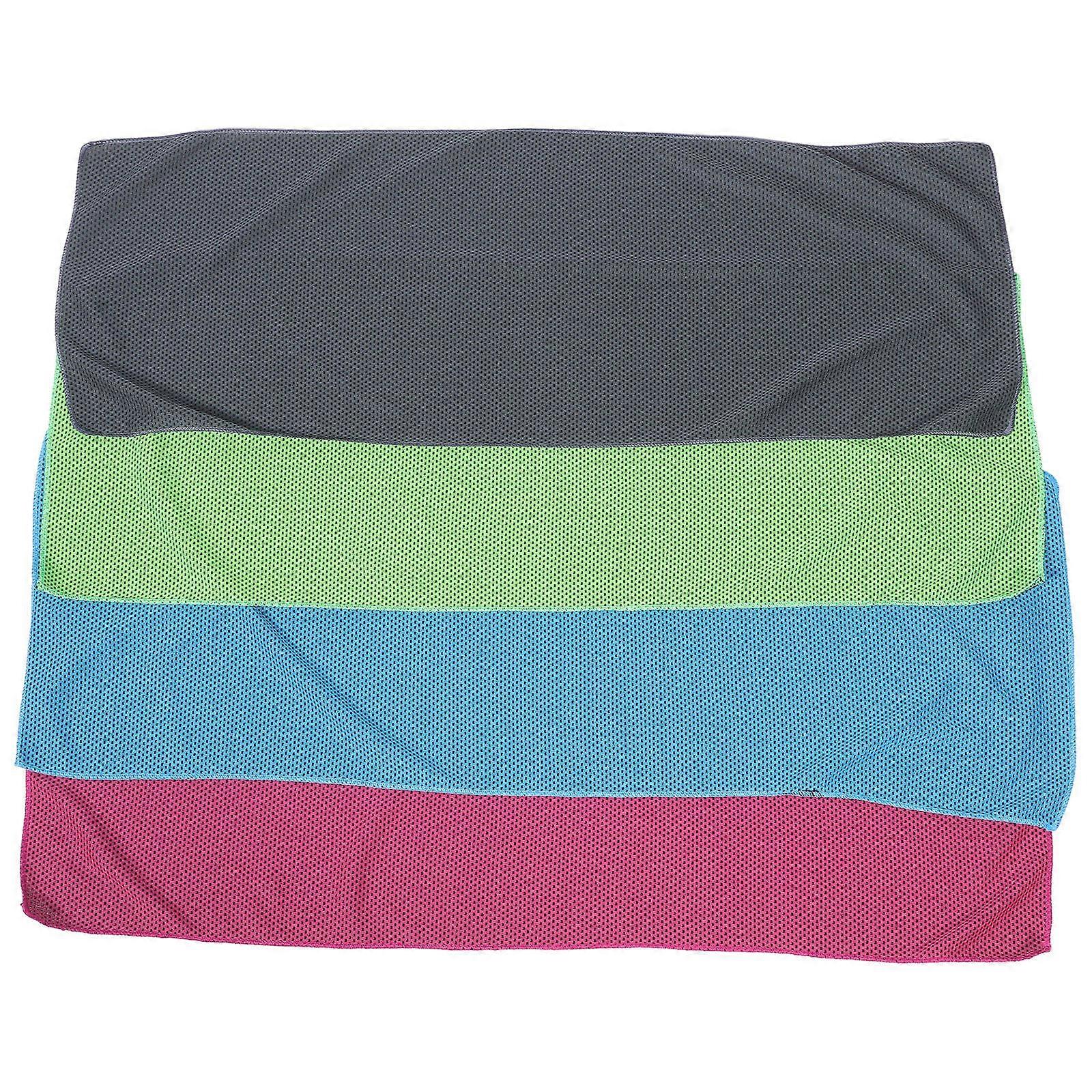 Cooling Towel Sports Swimming Towel for Quick Dry 4Pcs Microfiber Towels