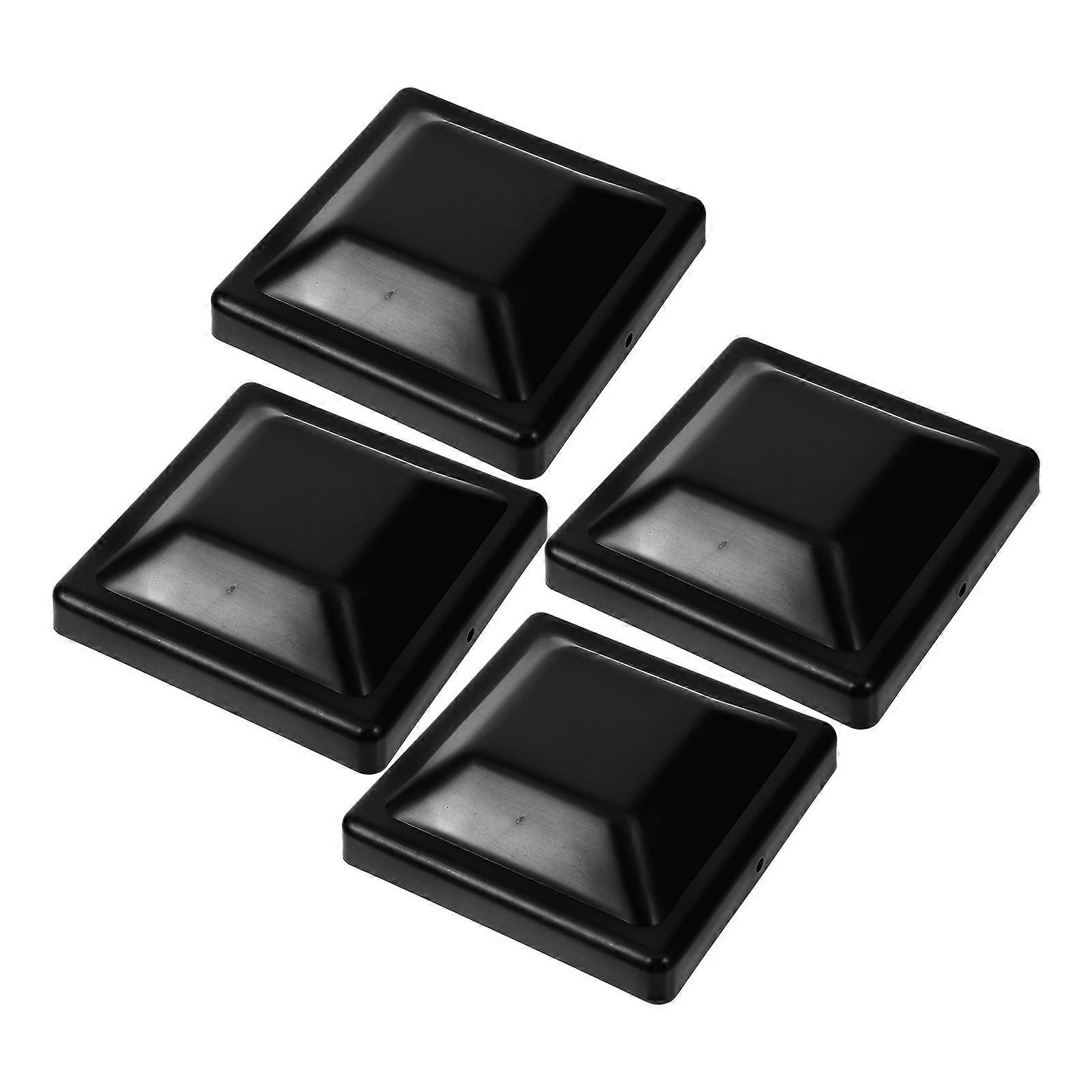 Post Protector Plastic Covers For Gate Posts Prevent Deformation 3.7×3.7×1.2in 4 Sets