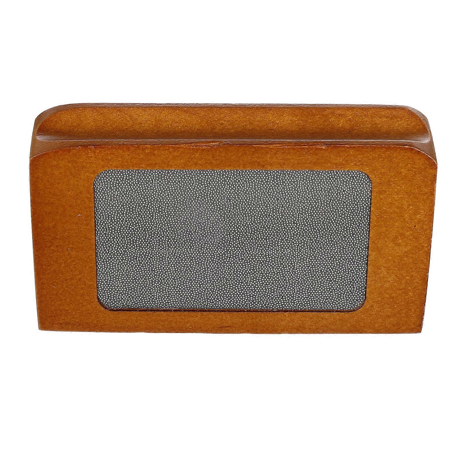 Wooden Cue Tip Shaper and Polisher Sanding Tool for Billiard Pool Cue Maintenance to Shape Smooth and Polish Tips