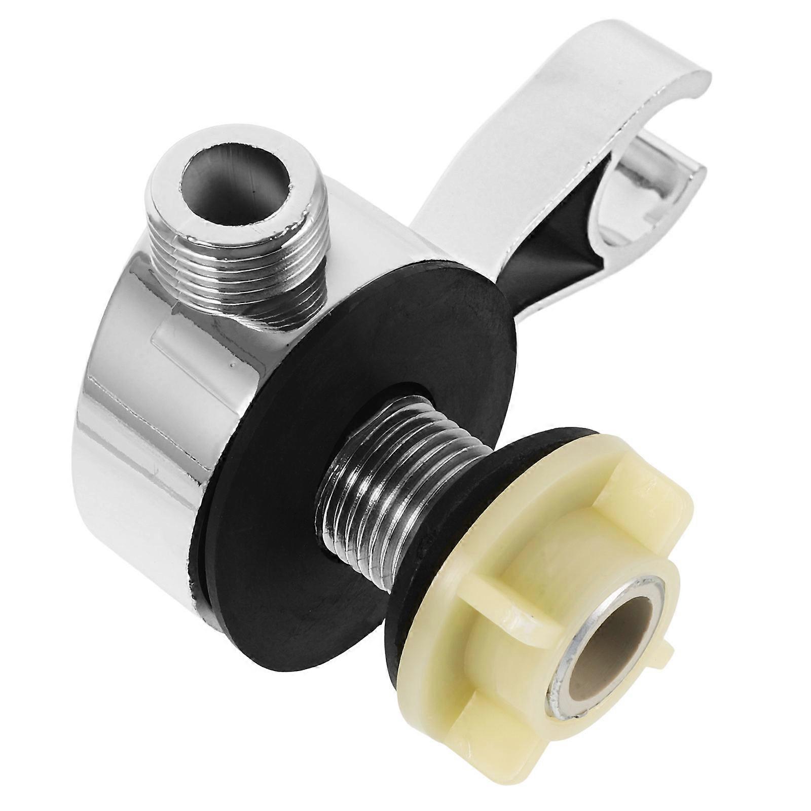 Shower Head Holder with Hose Connector Sprayer Holder Shampoo Spray Head Bracket and Shower Rod Holder 1 Set