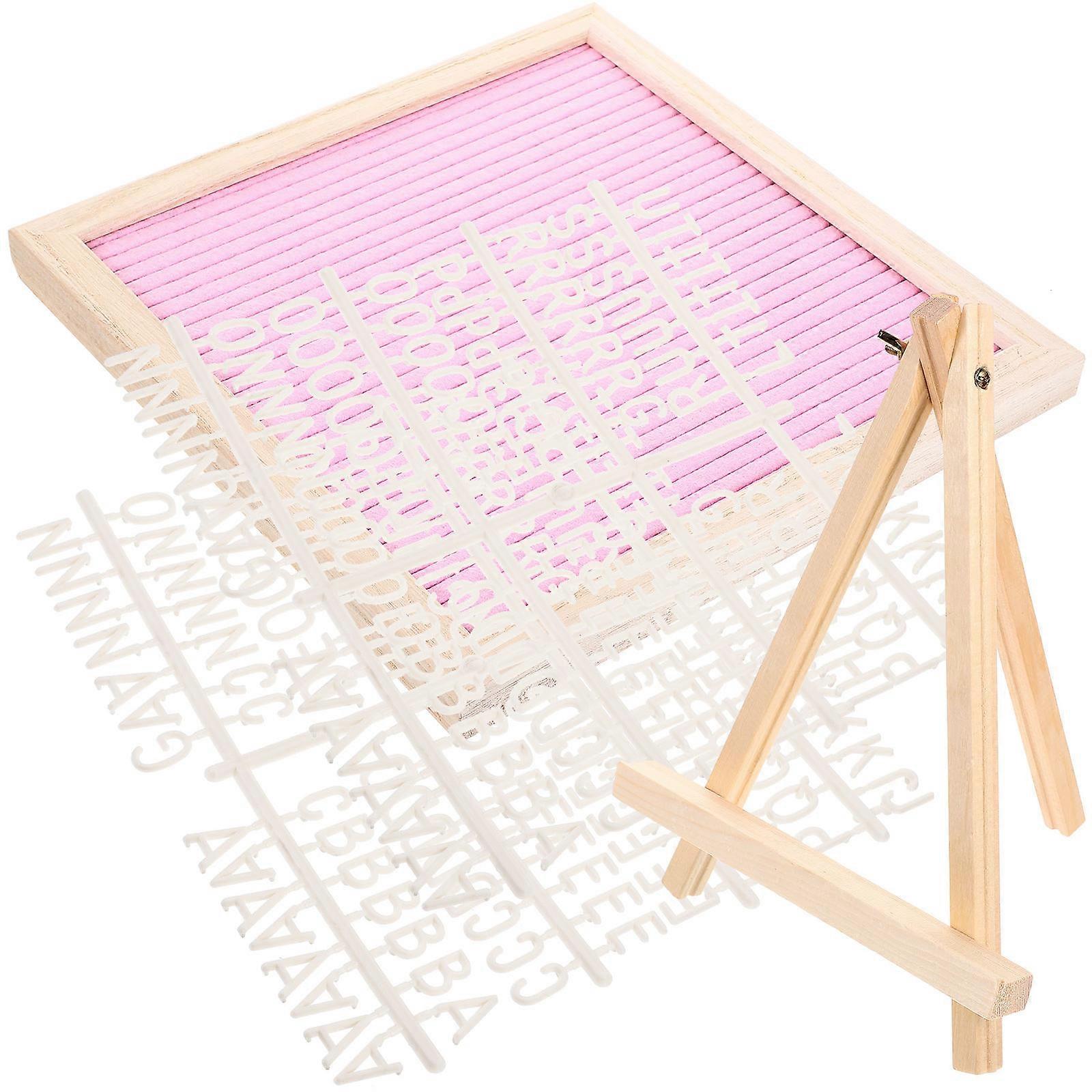 Double Sided Felt Letter Board with Wooden Frame & Letters for Birthday, Wedding, Shower Decor – Stable Easel Stand Included