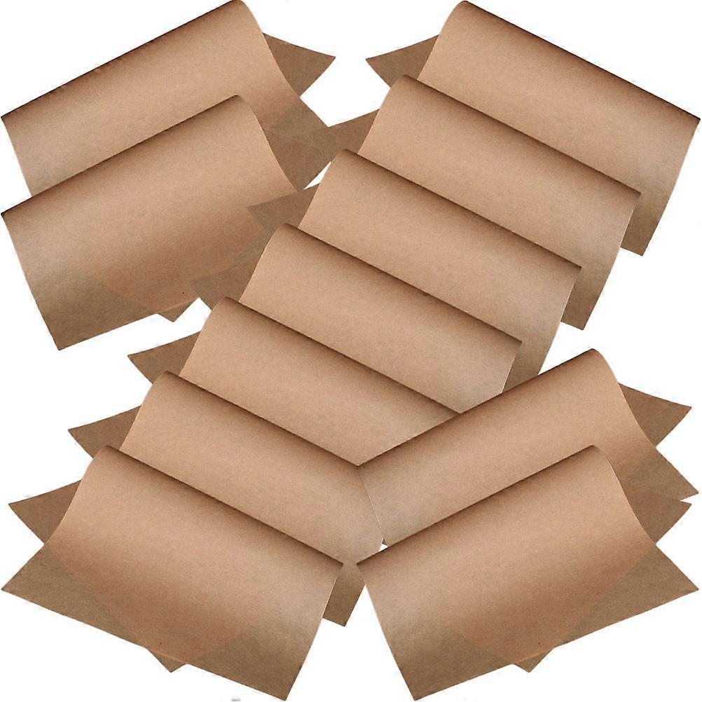 Khaki Baking Parchment Paper Sheets for Air Fryer Oven Microwave Reliable Nonstick 100Pcs