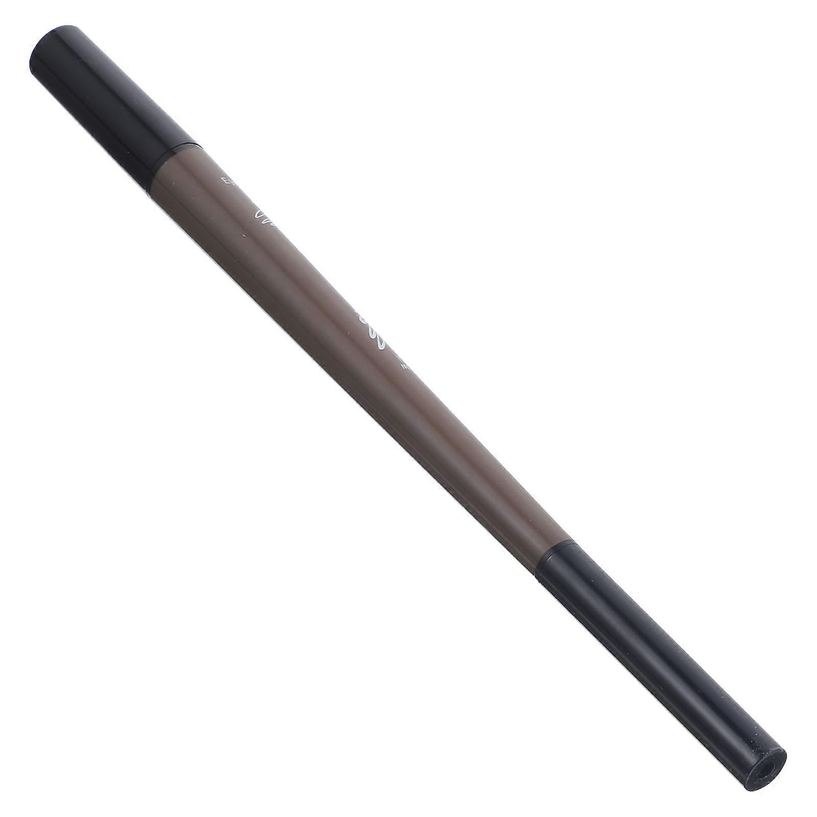Long-lasting Liquid Eyebrow Pen Cylindrical Shape For Daily Makeup Brown 1Set