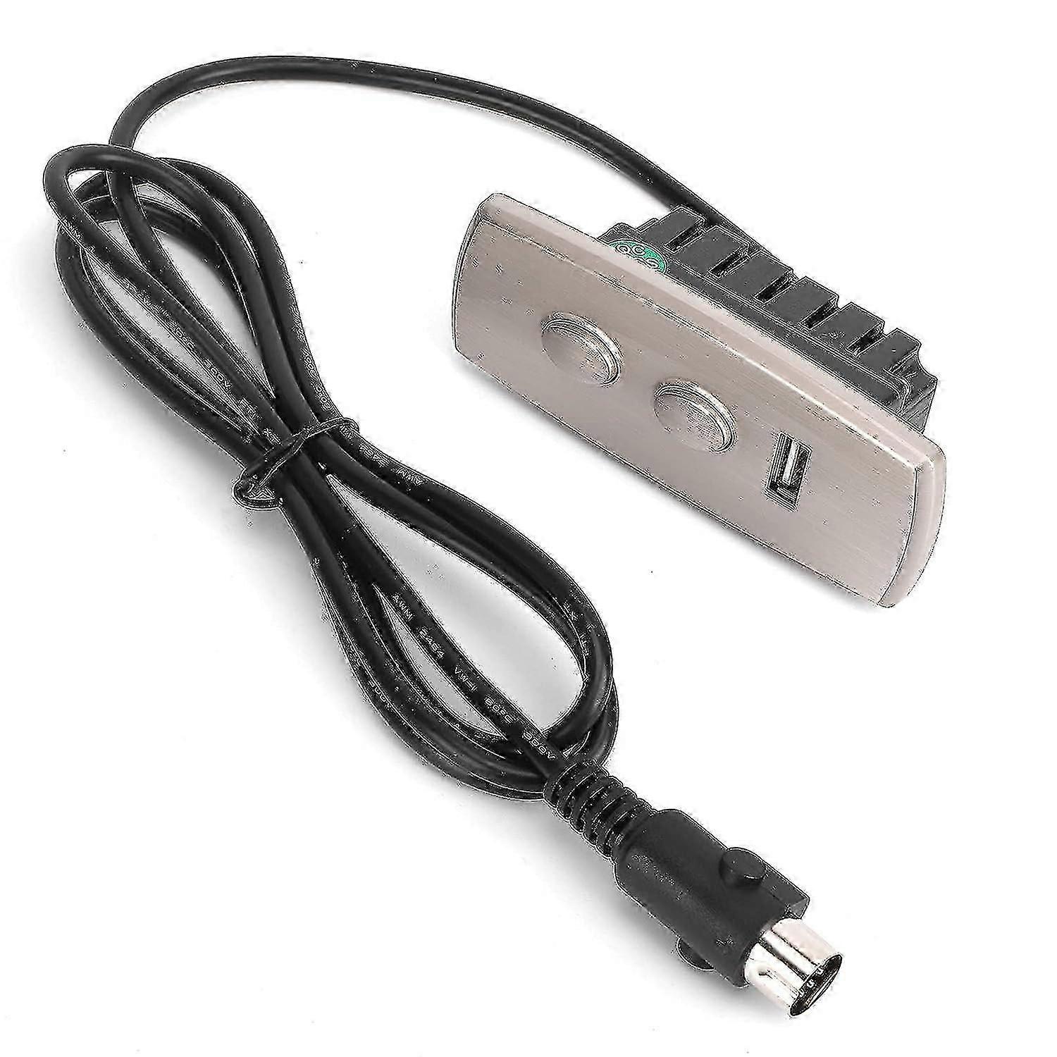 Durable 2 Button 5 Pin Usb Port Switch Controller For Electric Sofas,easy Installation, Convenient Charging
