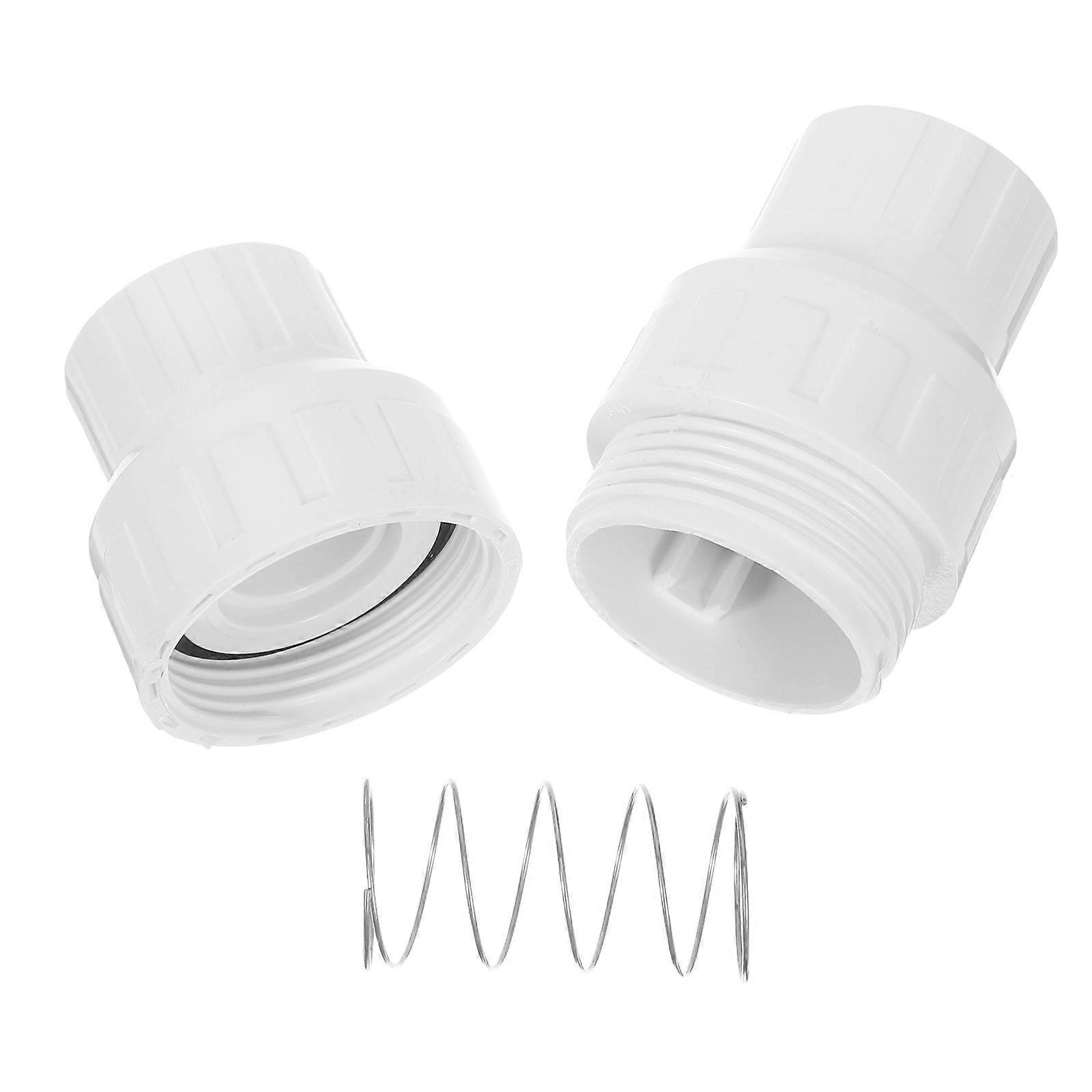 A **PVC check valve**, also referred to as a **PVC inline backflow preventer** or **leak water flow control valve**, is an essential component in