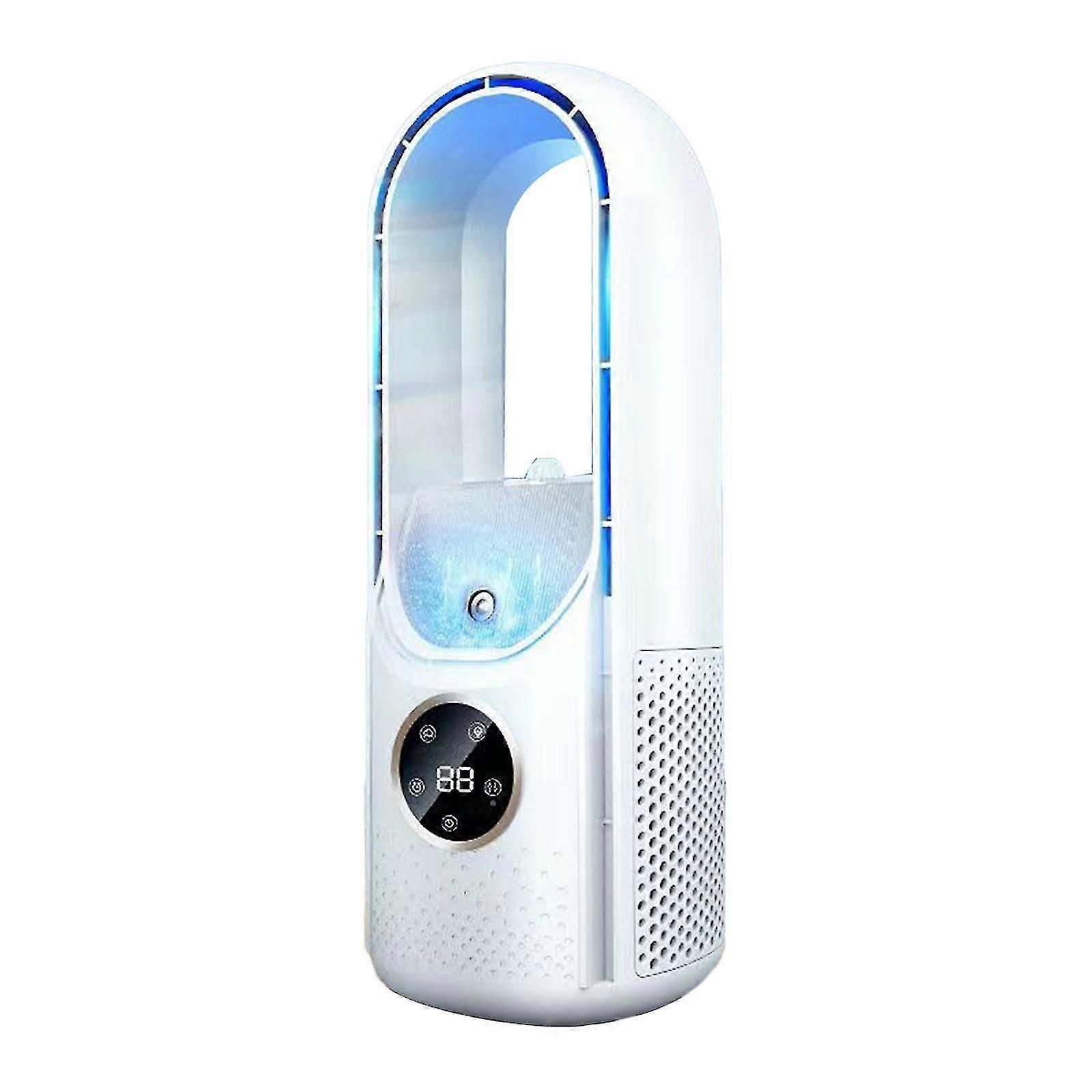 NEW Portable Air Conditioner Fan Rechargeable Air Cooler 6 Speeds Adjustableq