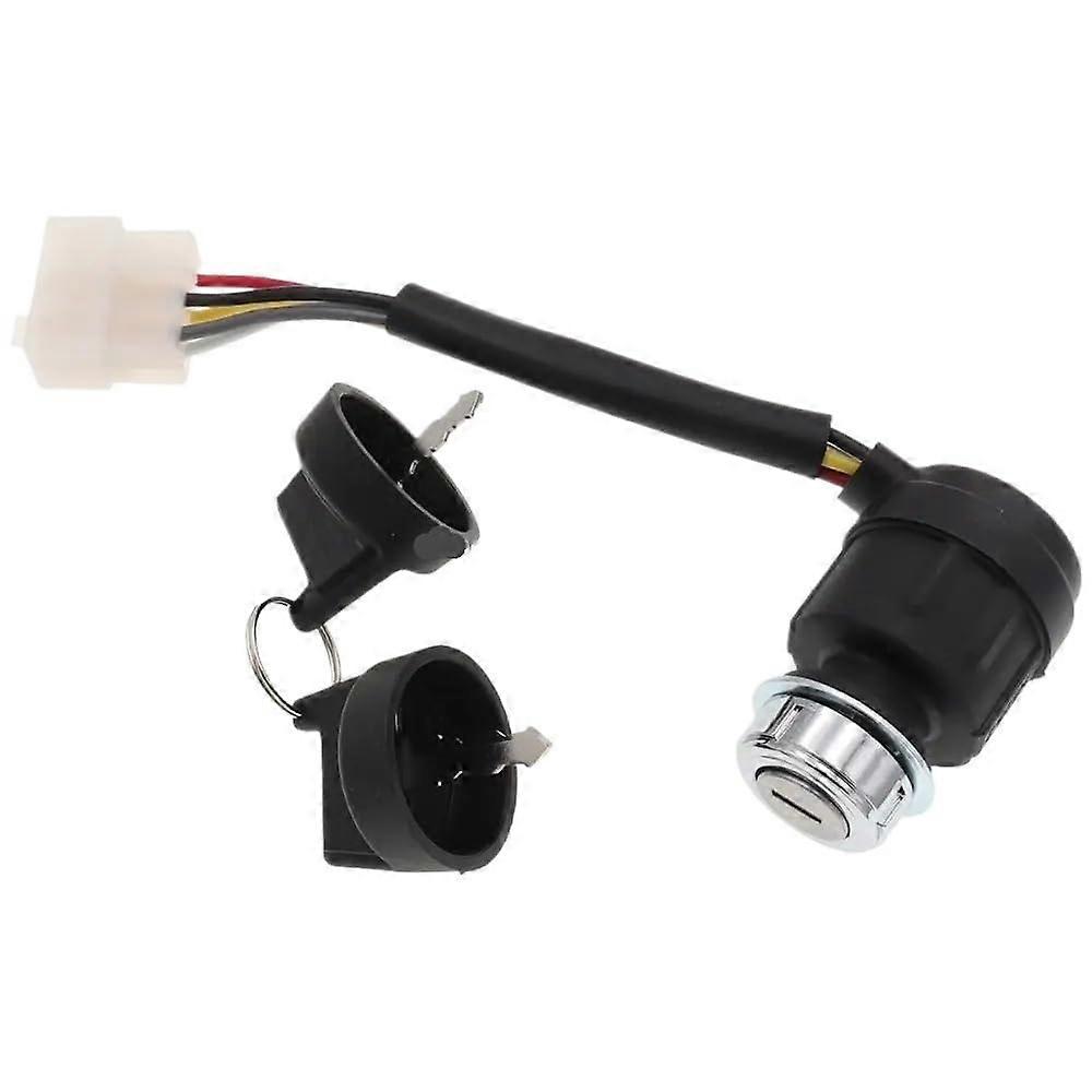 JK425-2 5-Pole Ignition Switch Start Key Compatible with KGE6500E Generator and Similar Models