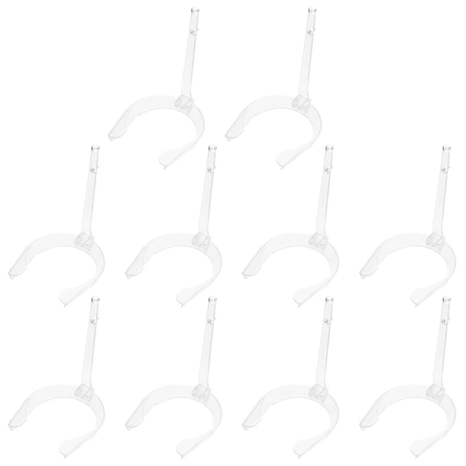 Sandals Showing Stand Transparent Shoe Storage Rack Crease Prevention 10Pairs
