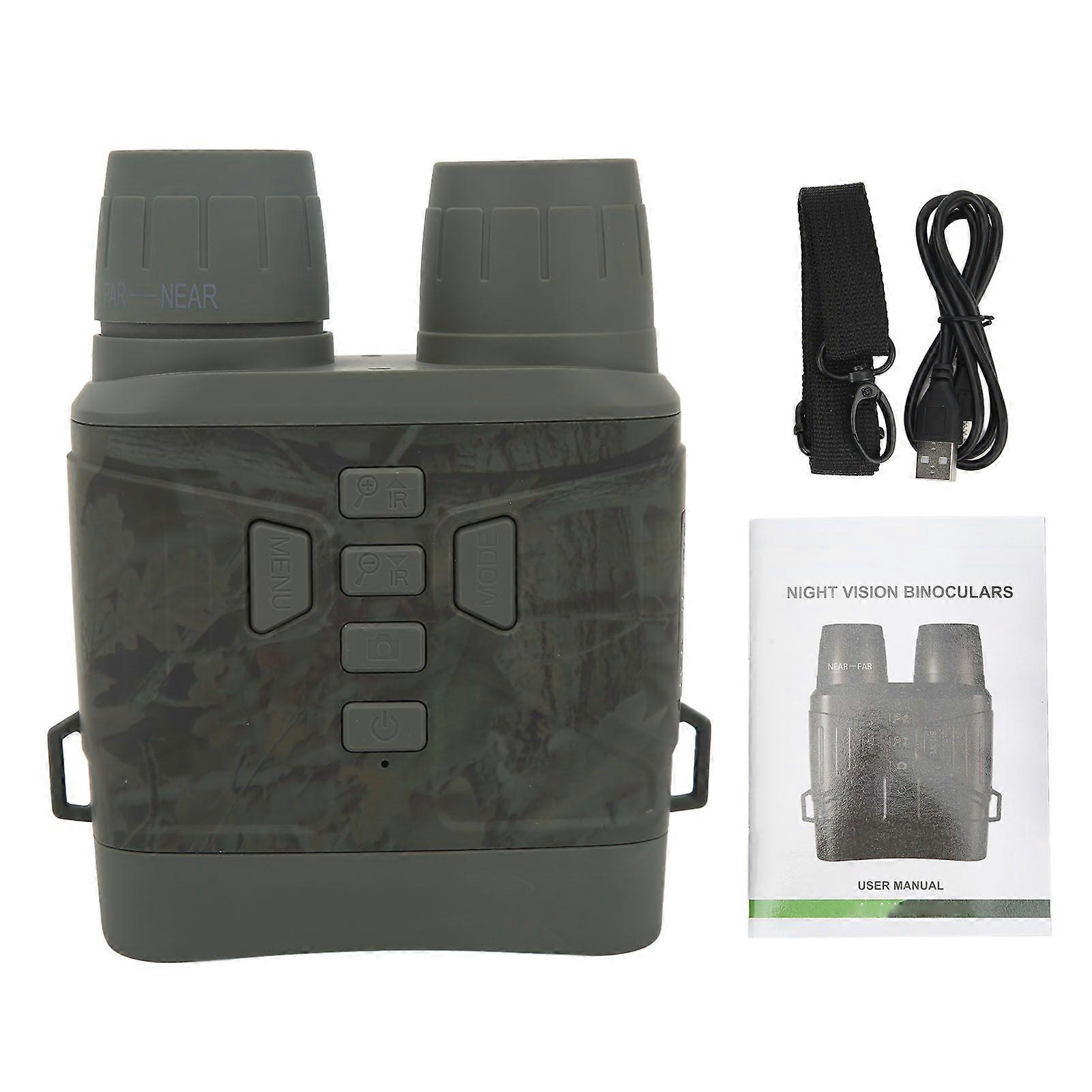 Dispositif de vision nocturne 4K 5x Zoom Double Usage 850nm Lunettes Infrarouges Numériques pour Chasse Vidéo Photographiable