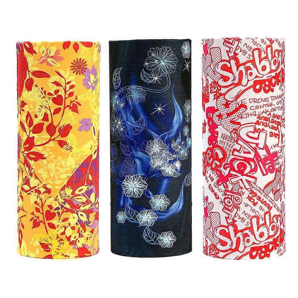 10Pack Beautiful Printing Seamless Neck Gaiters For Women Magical Transformation Riding Sports