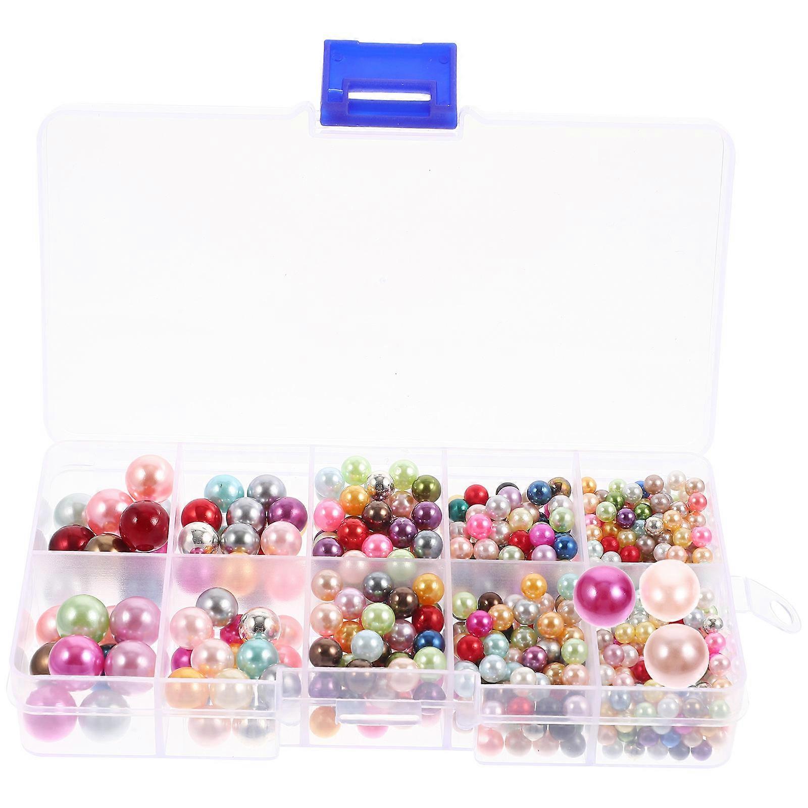 Elegant Artificial Pearl Beads for DIY Jewelry Crafting ABS Material Assorted Color