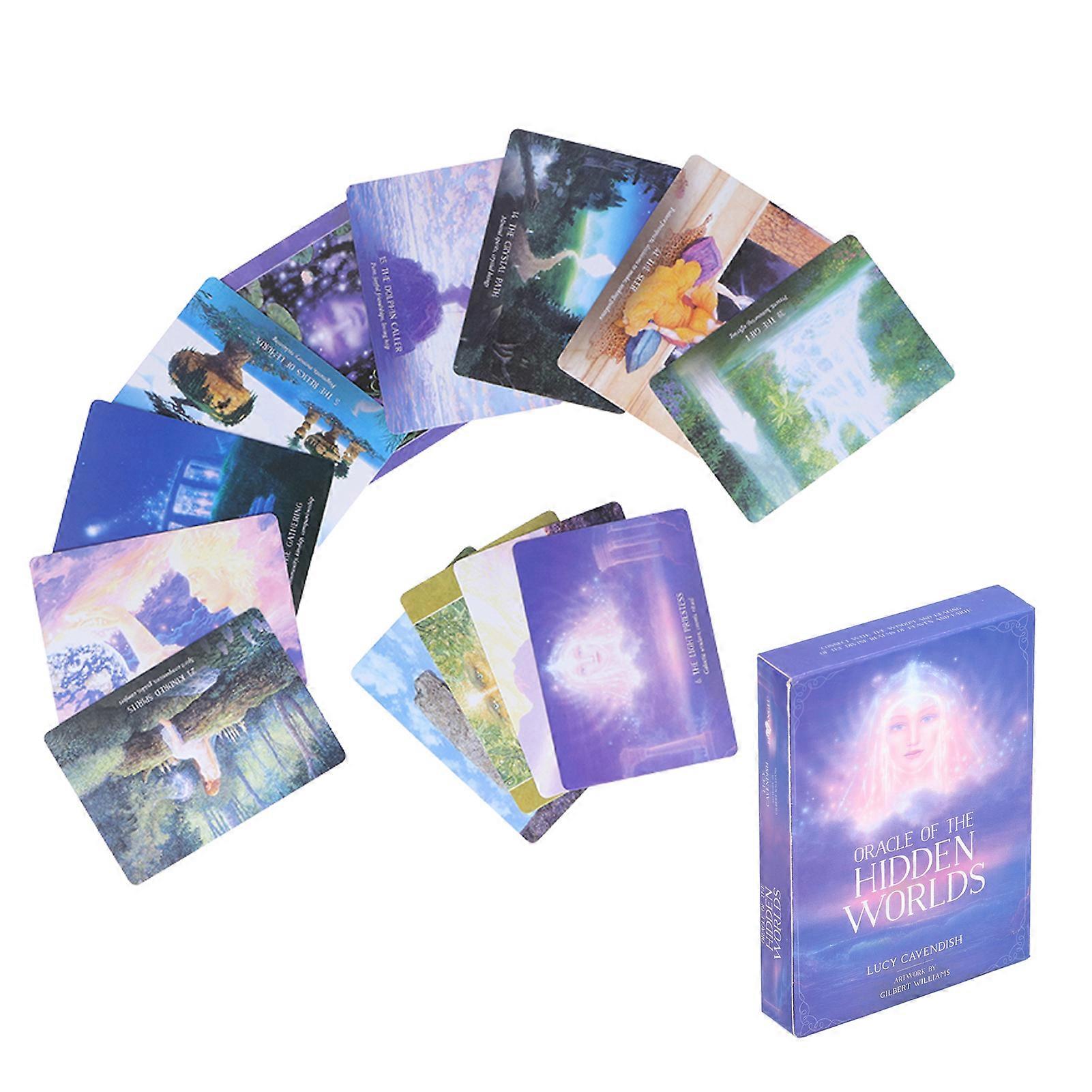 Entertainment Coated Paper Tarot Cards Divination Playing Cards Interaction Board Game