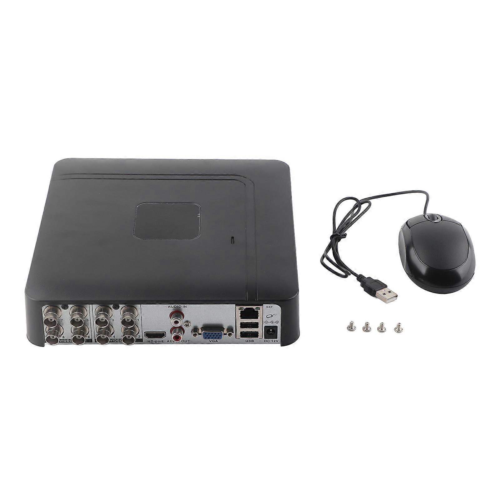 8 Channel Security DVR NVR 5 in 1 CCTV System, Real Time Video Recorder, Supports AHD CVI TVI Surveillance Camera