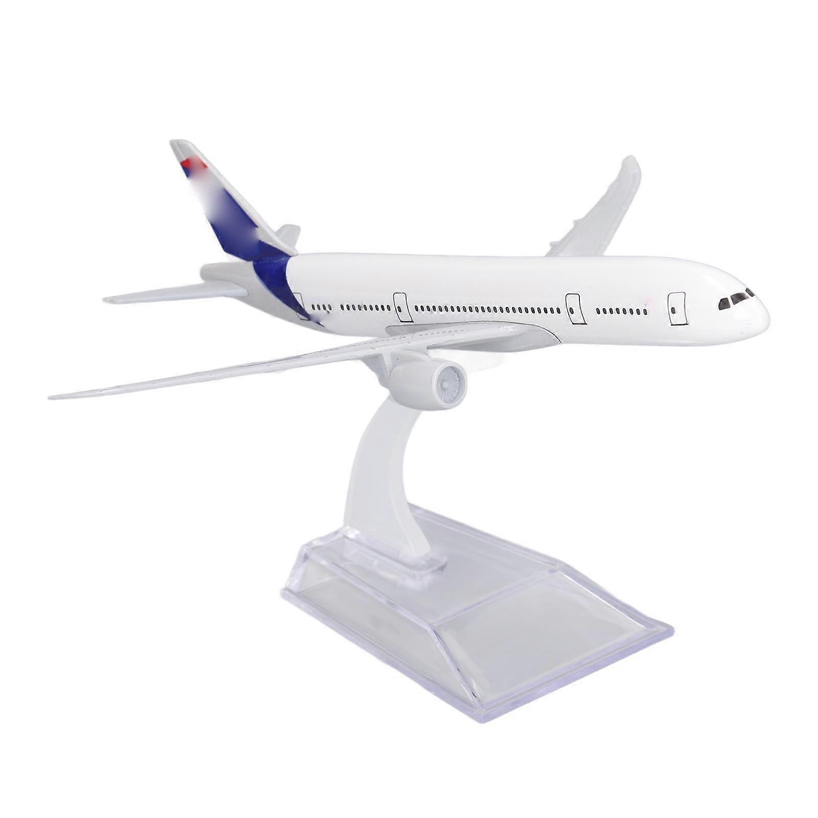 787 Airplane Model Alloy Home Decoration Precise Details Simulated Aircraft Plane Model with Base