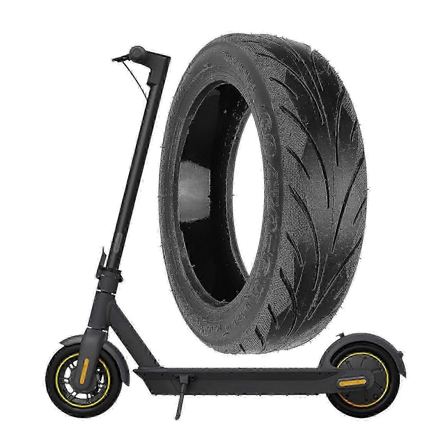 Anti-Explosion Solid Rubber Tire Replacement for Ninebot MAX G30 Scooter with Valve