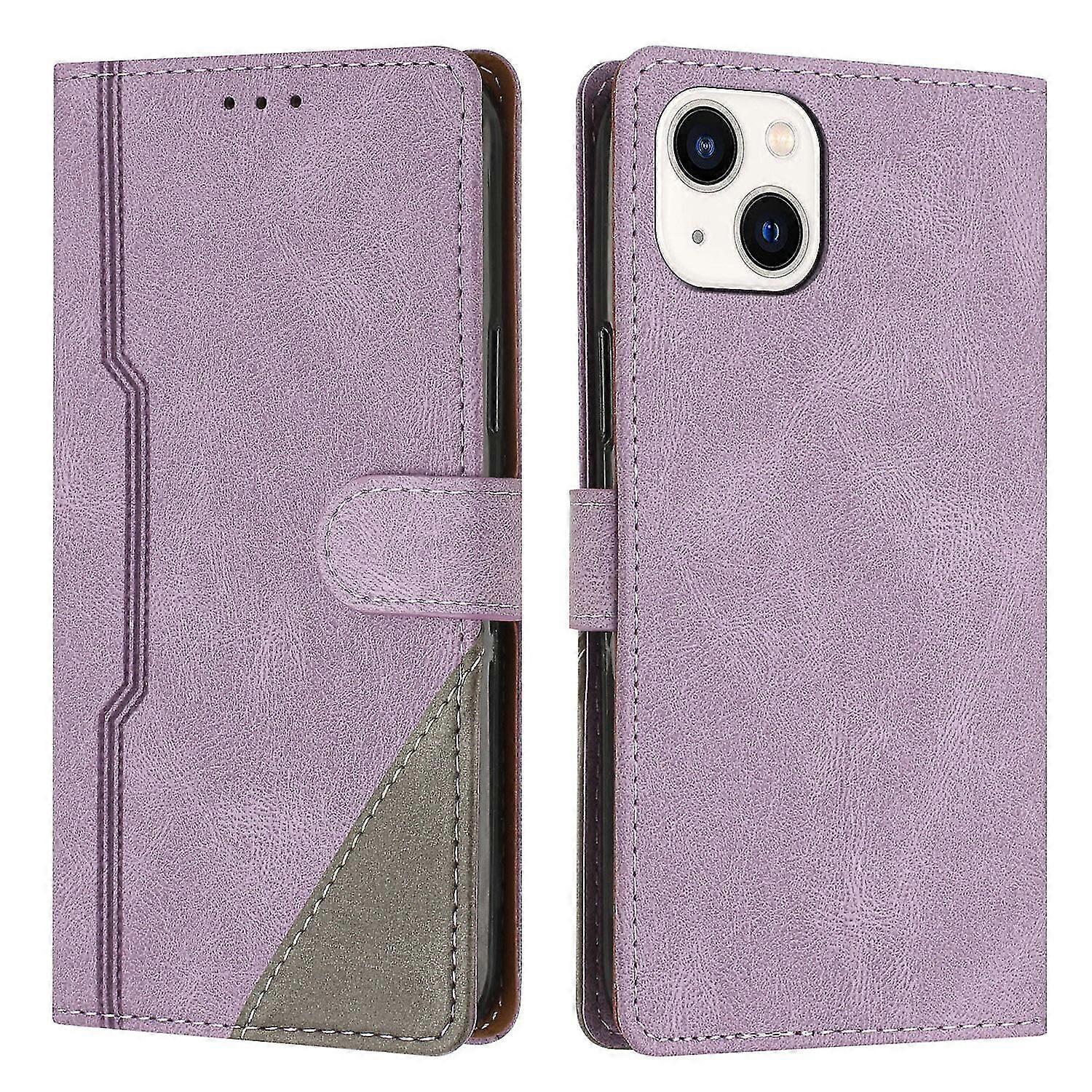 Leather Magnetic Clasp Case with Flip Wallet Stand Function Cover for