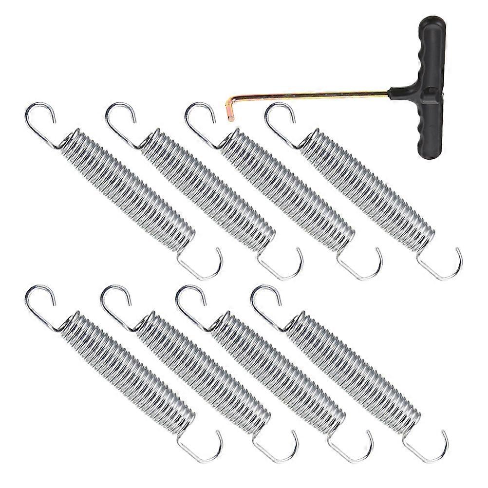 Trampoline Spring Puller Tool With Hook Technology Family Indoor Use Replacement 9Pcs
