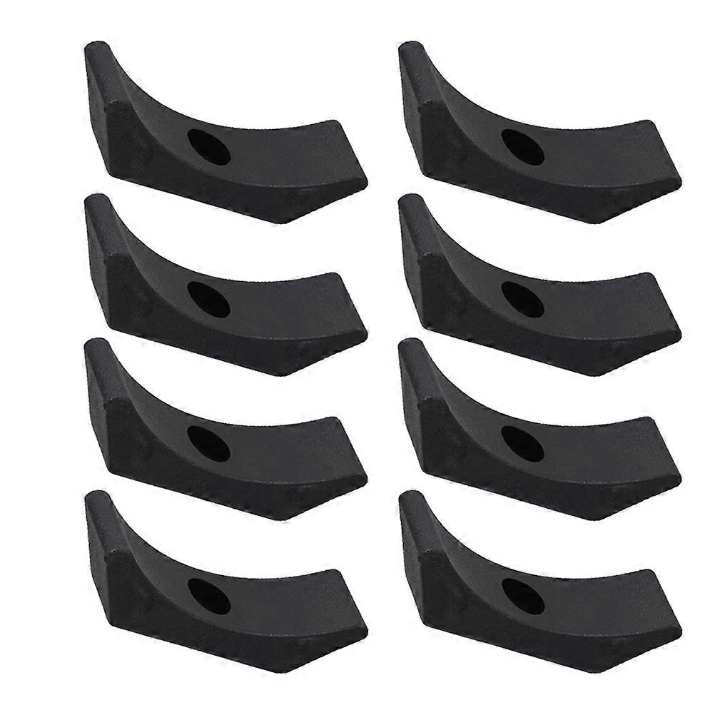 8pcs Dumbbell and Barbell Storage Stand for Commercial Gyms Small Weight Rack Floor Holder Shelf