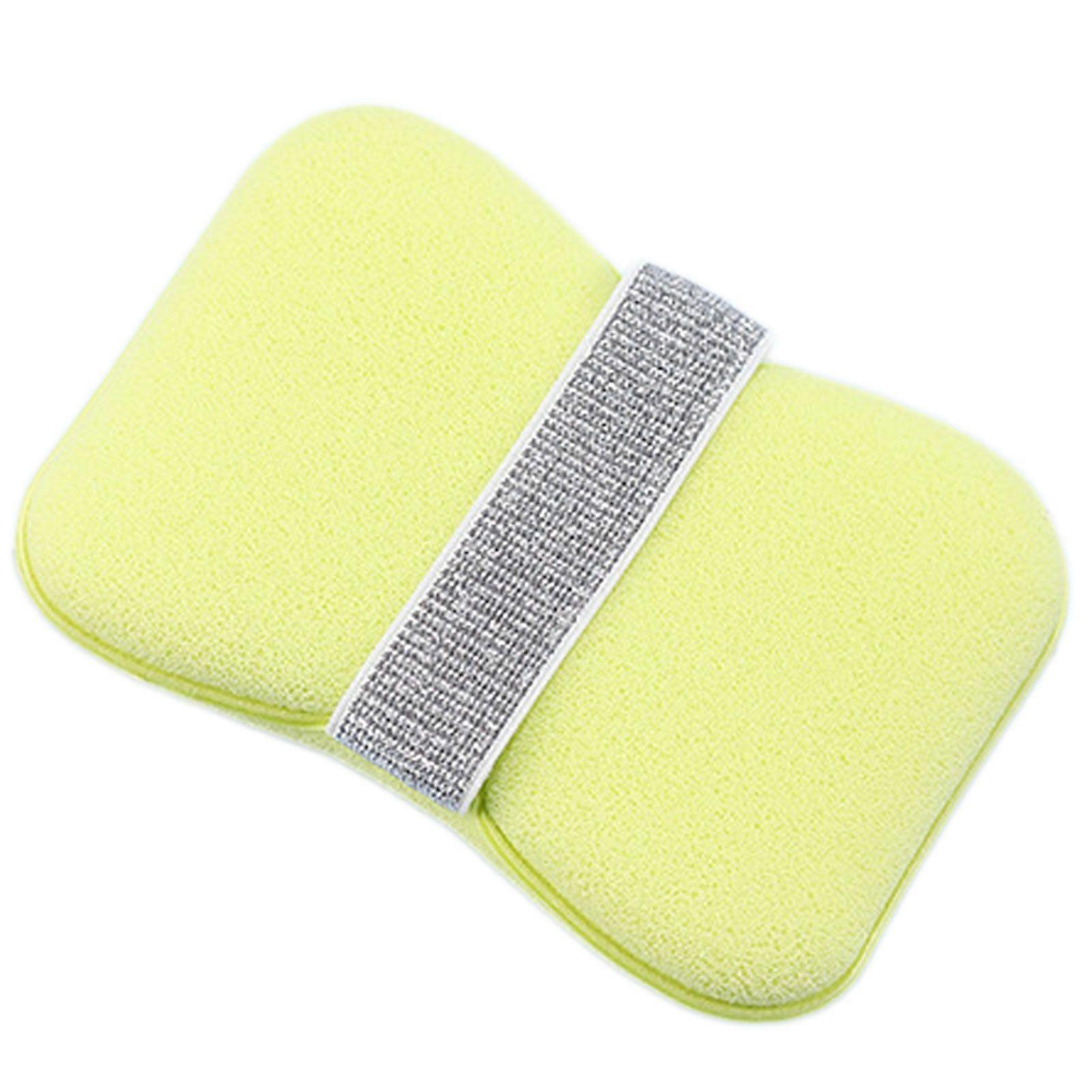 Exfoliating Body Shower Sponge with Soap Saver Pouch Ultra Soft Bath Scrubber for Men Women Home Use