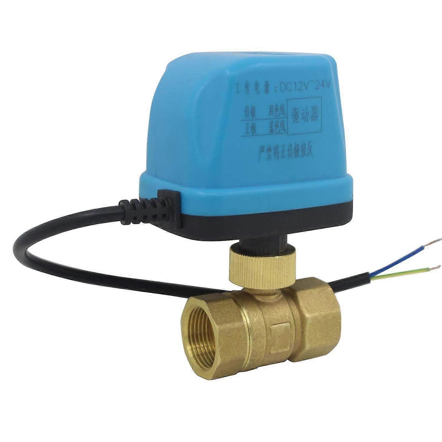 DC12V ~ 24V - 2-Way Motor Ball Valve Powerless Open, Electric, 1-Piece Body, Sizes 1/2 To 2 Inch (DN20-3/4)