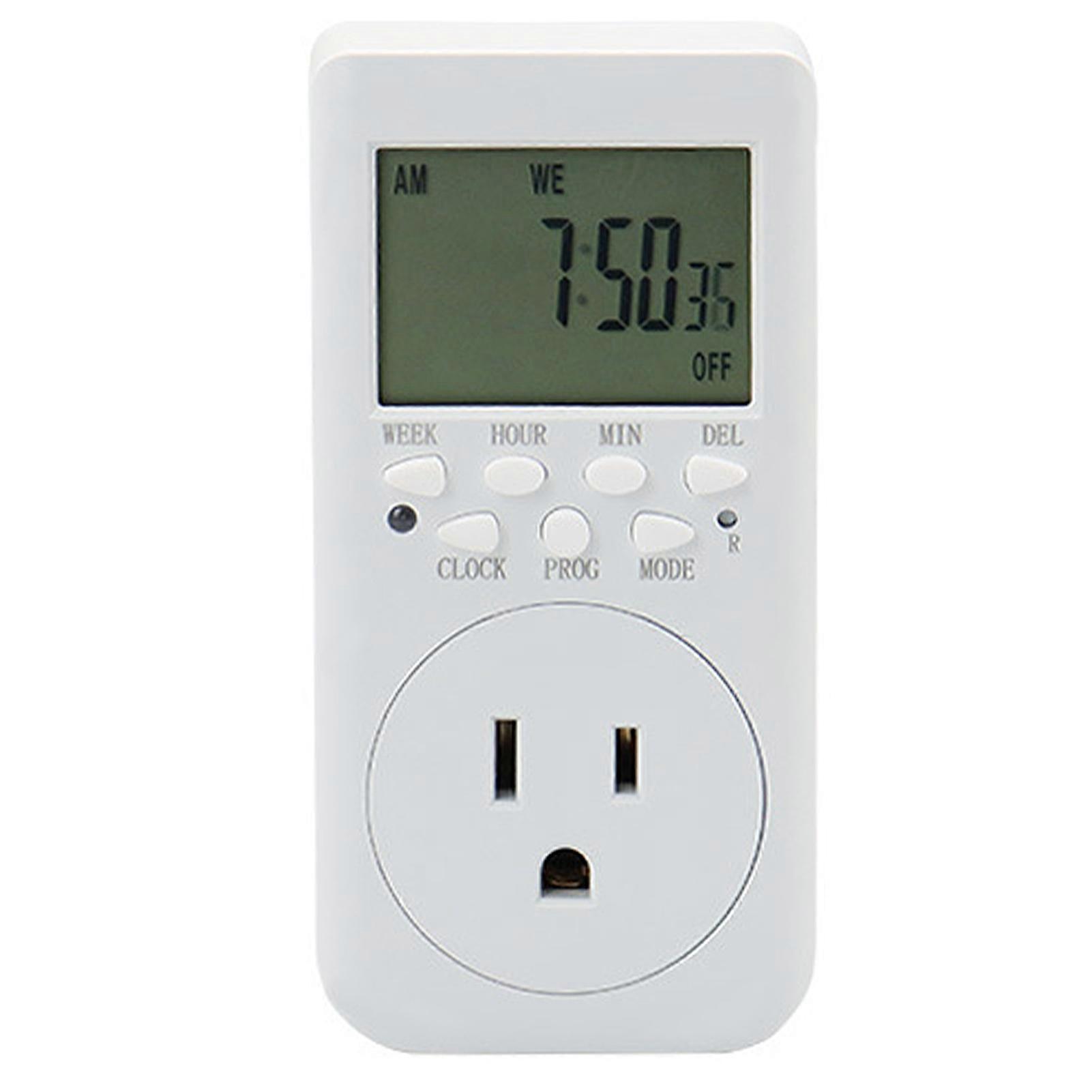 Timer Outlet Electric 24 Hour Indoor Plug in Outlet Timer Programmable Light Timer Switch