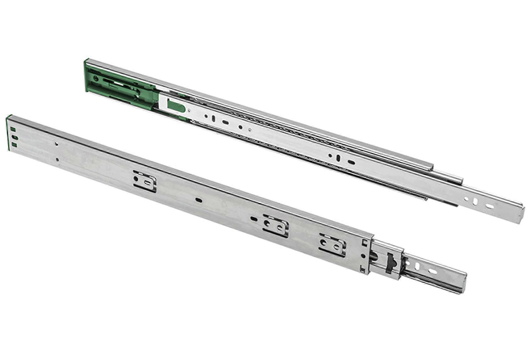 1 Pair Full Extension Drawer Runners with Soft Close 45 x 450 mm 25 kg