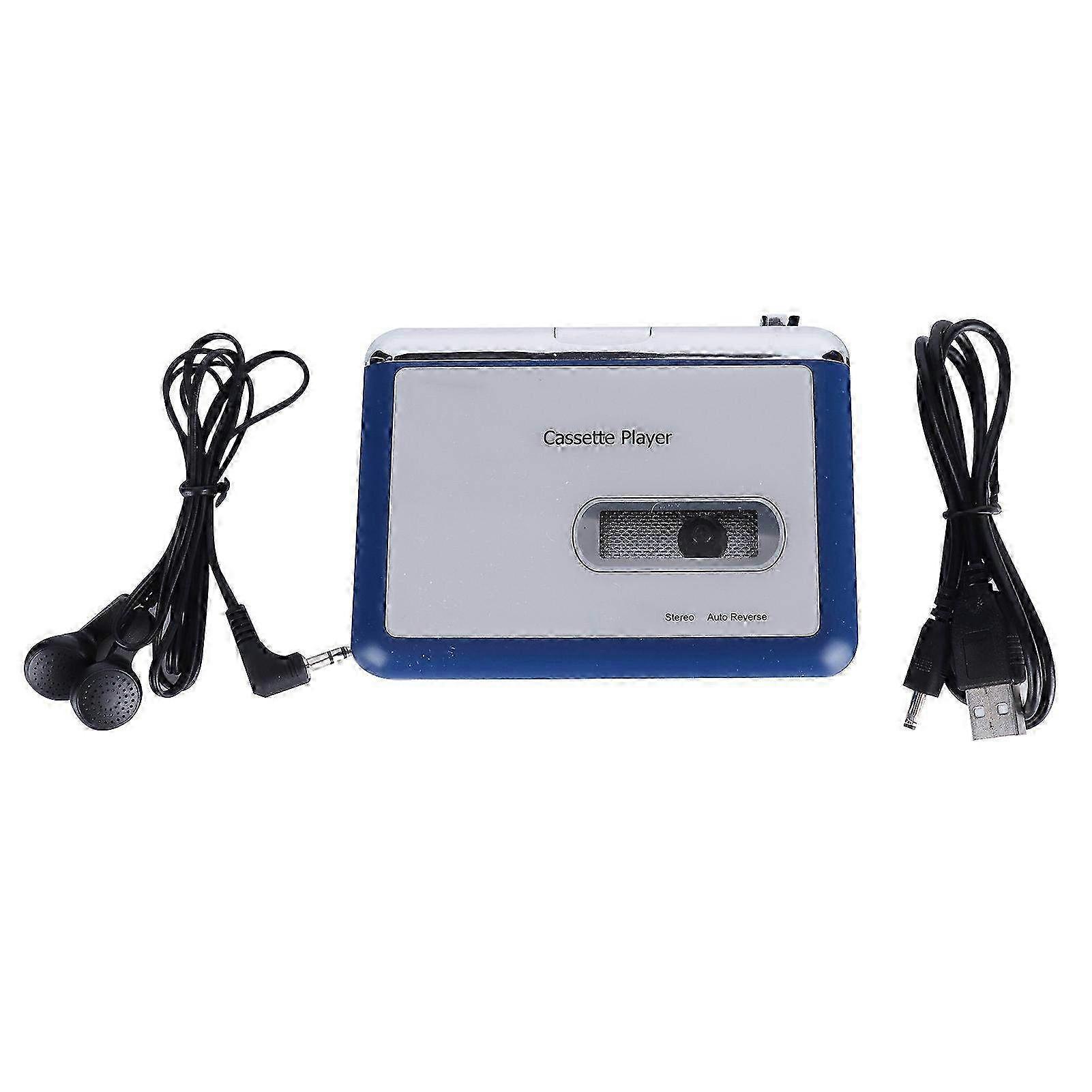 Bluetooth Auto Reverse Cassette Player with Output for Headphones & Speakers - Retro Music Player with Bluetooth Functionality