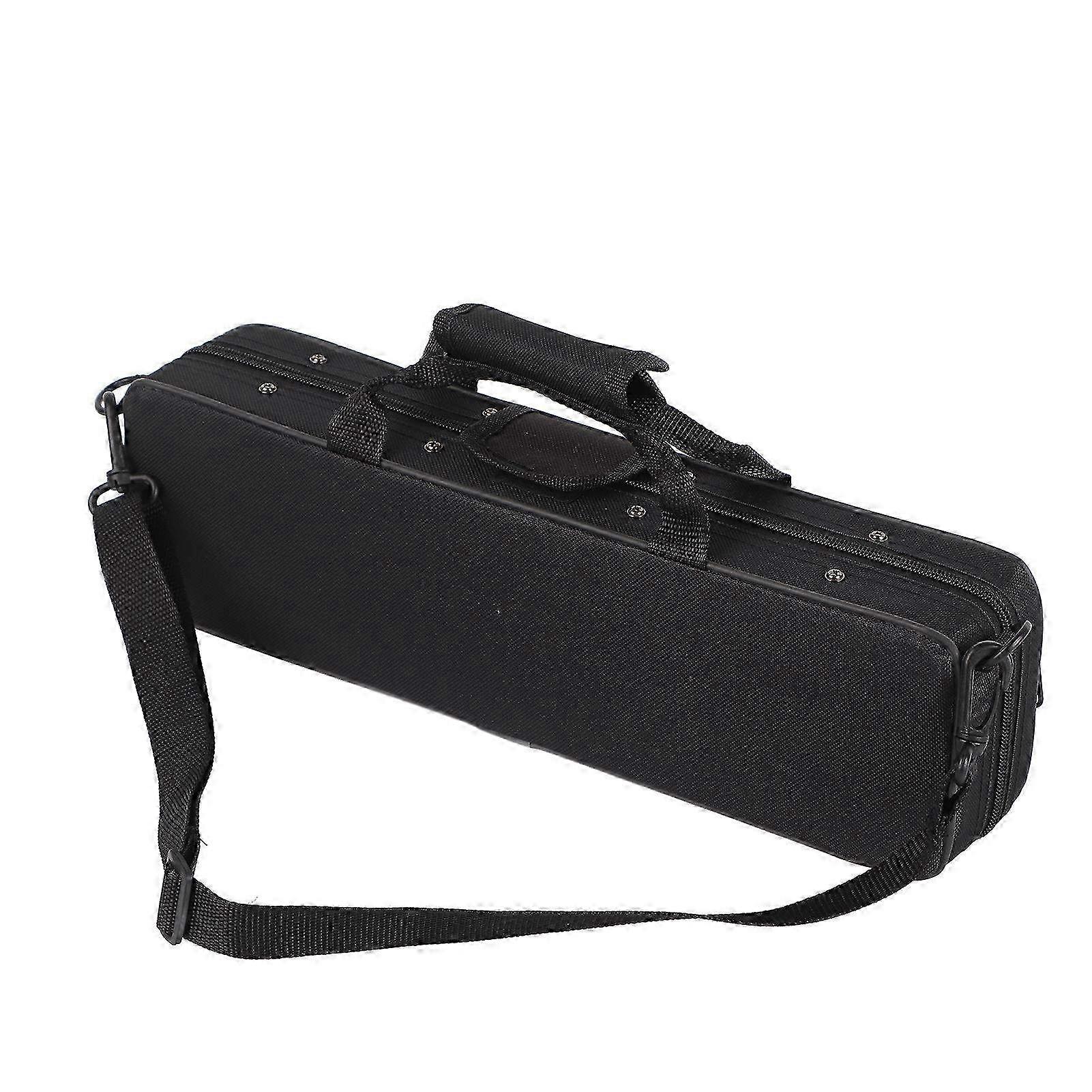 Lightweight Portable Flute Case with Oxford Cloth - Waterproof & Wear Resistant Carrying Bag for 16 Holes Flute Protection