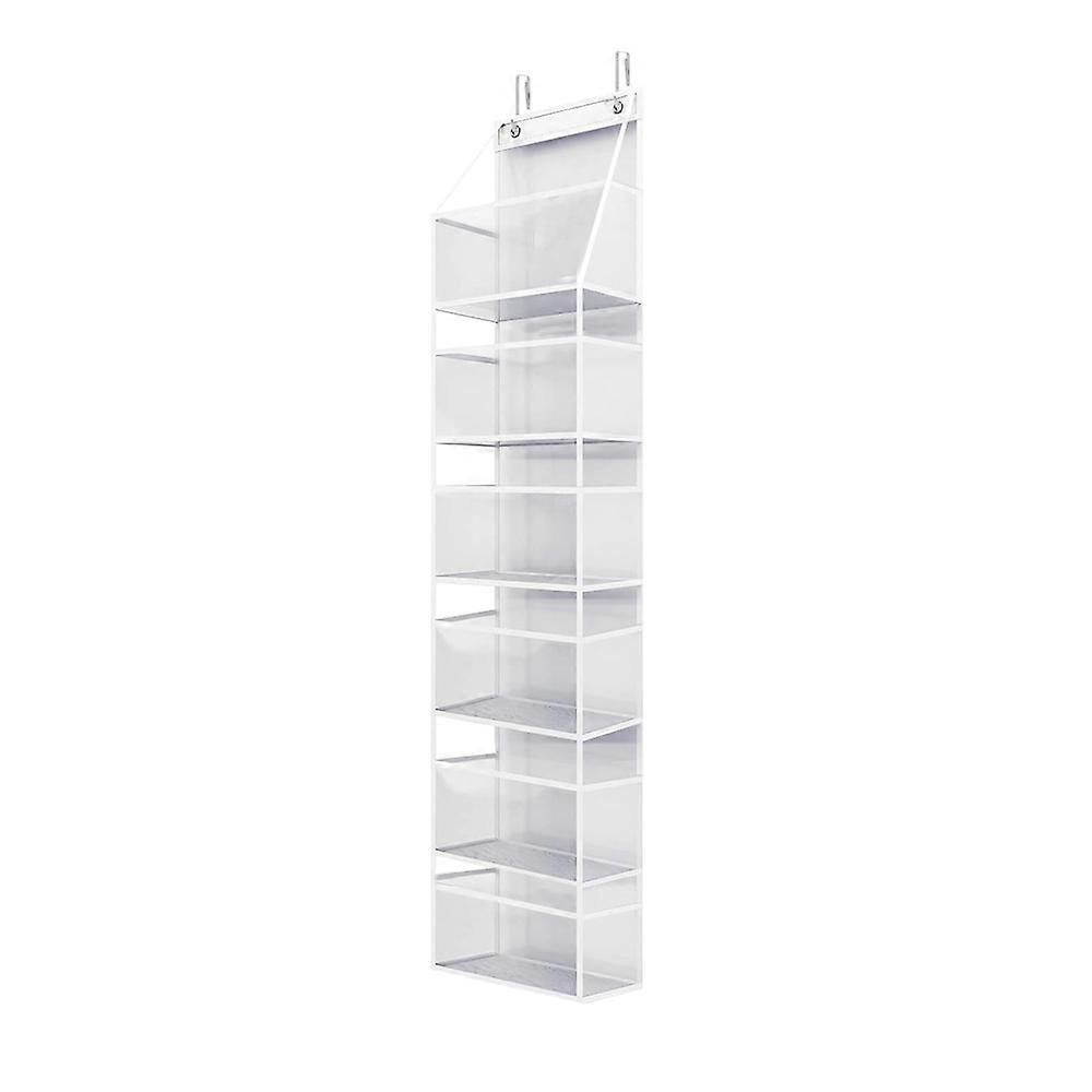 6-Shelf Over The Door Hanging Pantry Organizer with Clear Plastic