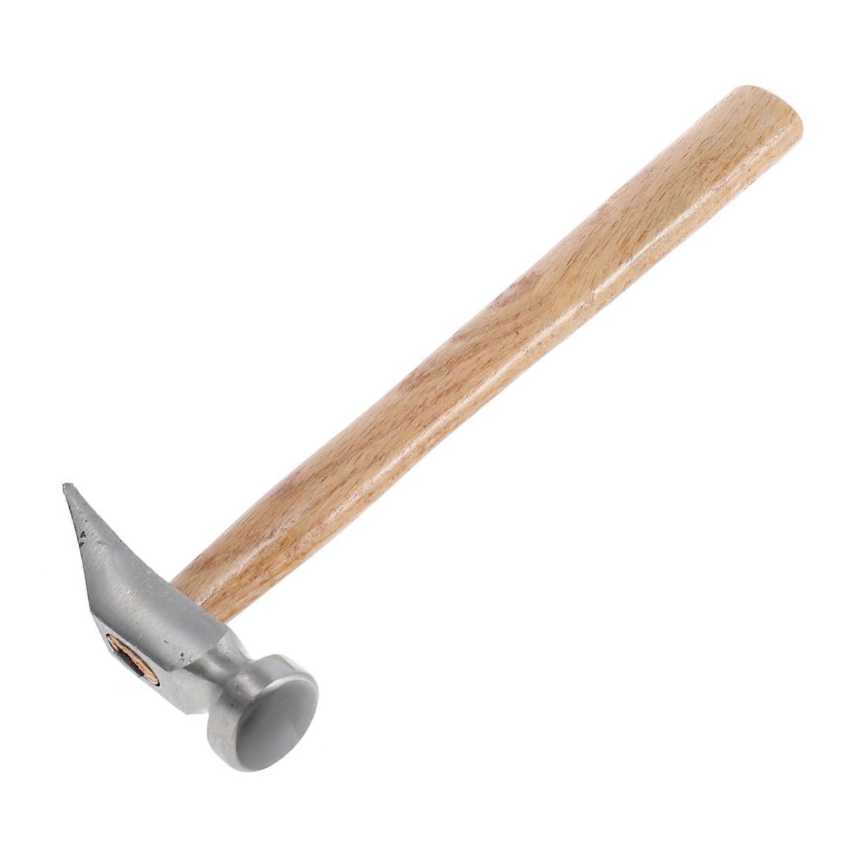 Mini Steel Hammer Full Steel With Wooden Handle Durable Repair Tool For DIY Projects Crafts Home Use Comfortable Grip