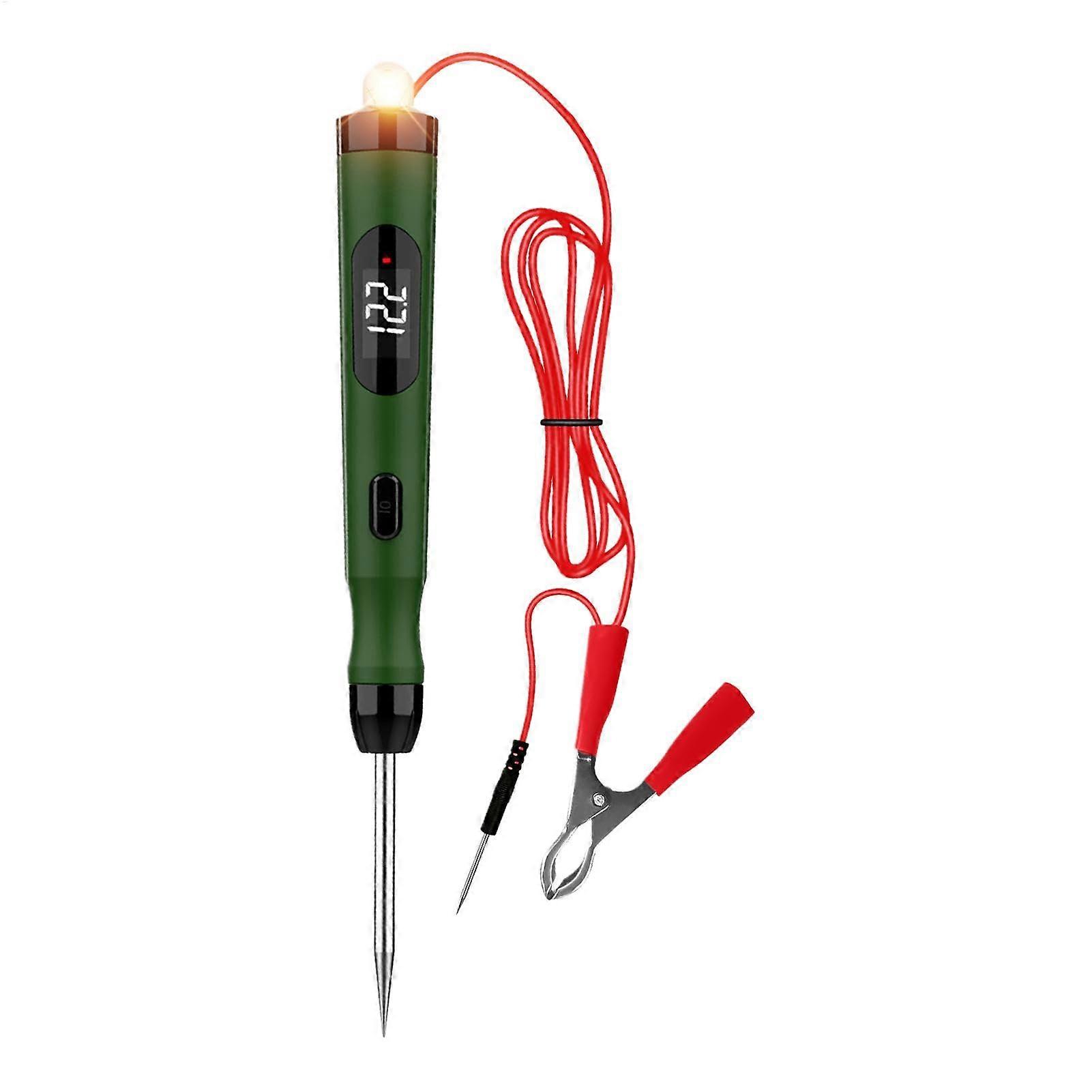 Automotive Test Light  Electrical Voltage Tester Automotive Digital LED Circuit Tester  Overload Protection, Electrical Tool Short Finder for