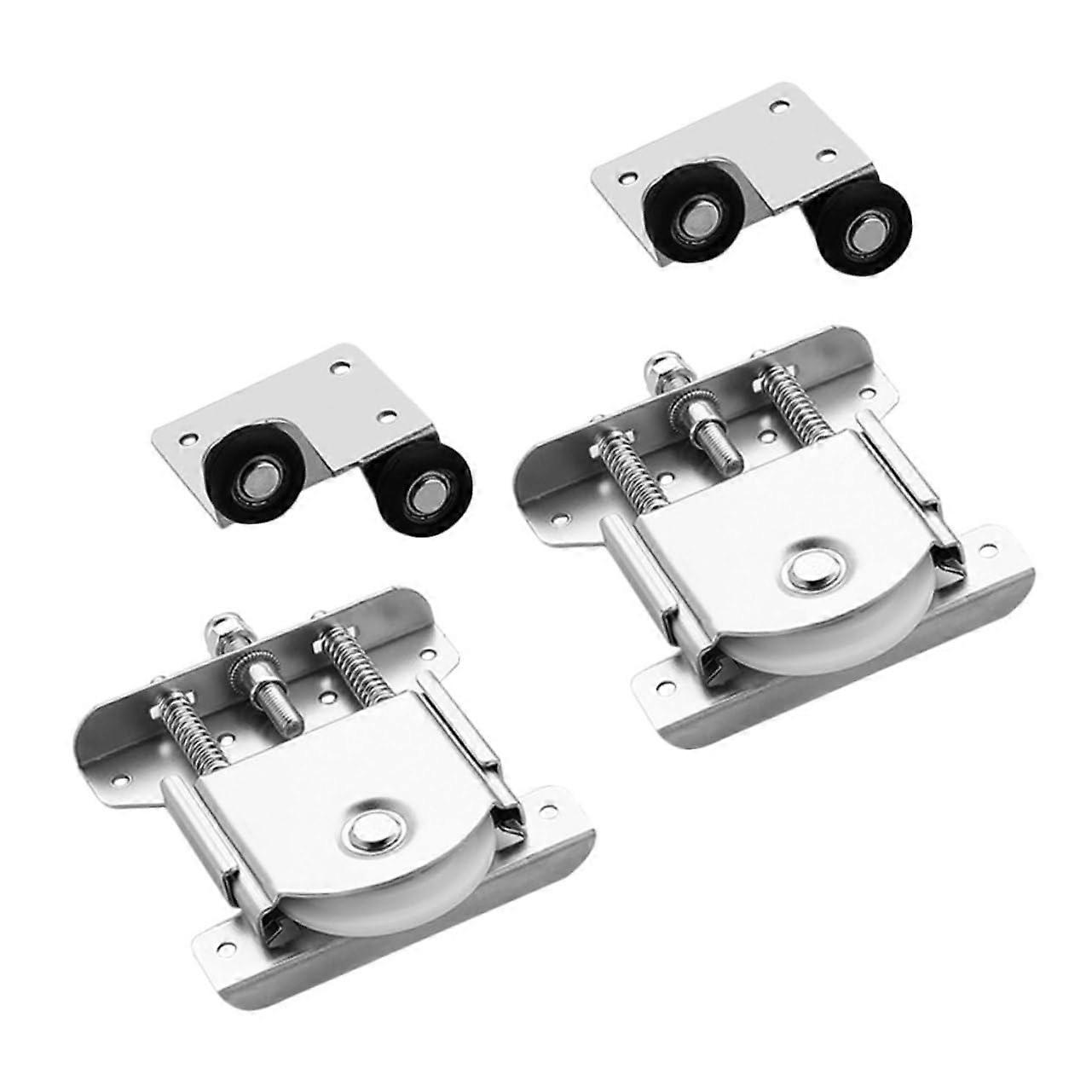 Sliding Door Hardware - Premium Steel, Durable And Quiet, For Wardrobe And Sliding Doors, Smooth Glide, Easy Operation