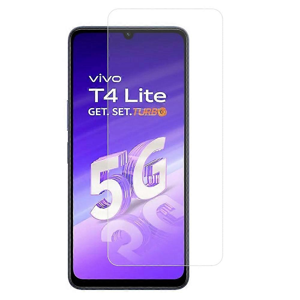 vivo T4 Lite 5G スクリーン プロテクター 0.3mm アーク エッジ ウルトラ クリア強化ガラス フィルムと互換性あり