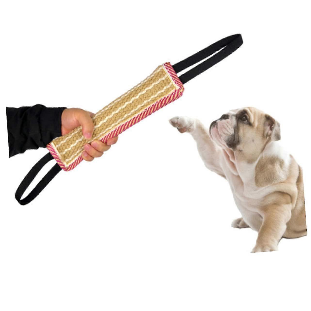 Dog Bite Tug Toy for Breeds Interactive Training Pillow Chewresistant Material for and Bonding Your Puppy