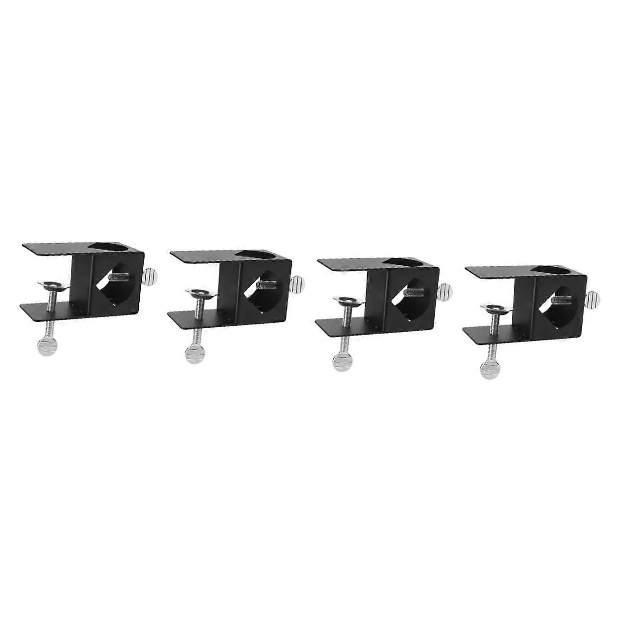 4pcs Torch Mount for Deck Railing Deck Torch Bracket Holder Outdoor Clamp