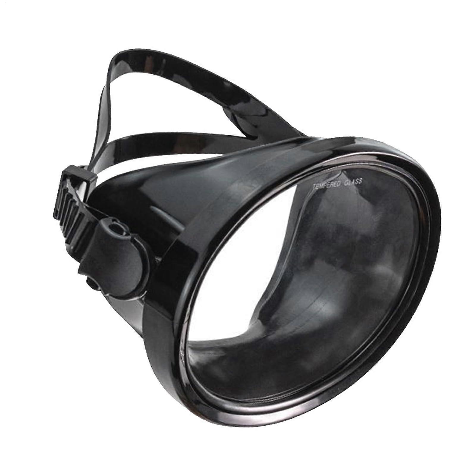 Snorkeling Masks Adults Adjustable Full Face Mask Tempered Glass Anti Fog Deep Diving Scuba Goggles Protective Gear