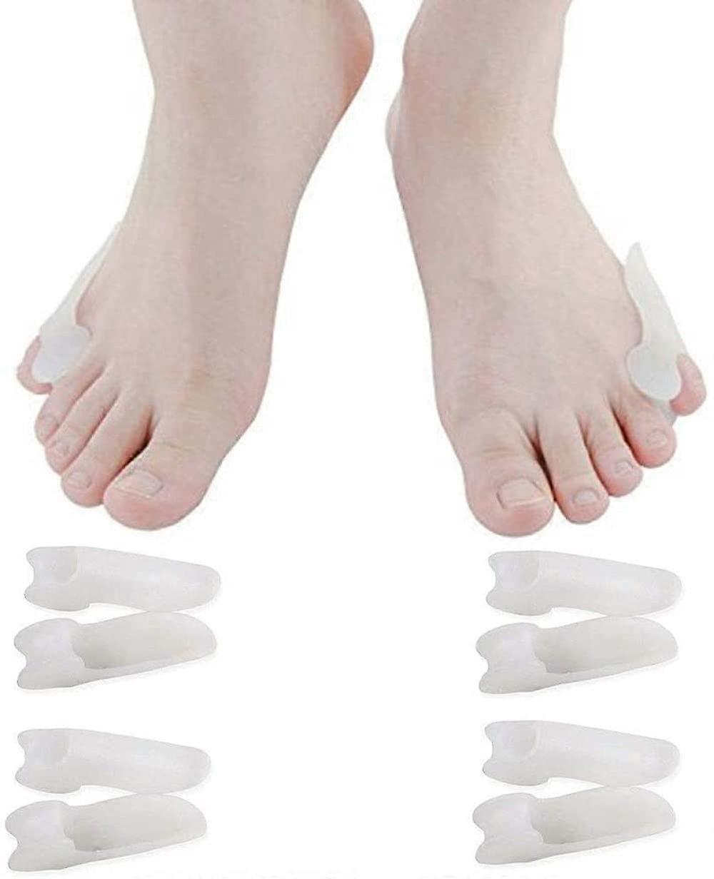 Silicone Gel Bunion Protector with Toe Separator For Men and Women (4PAIR)