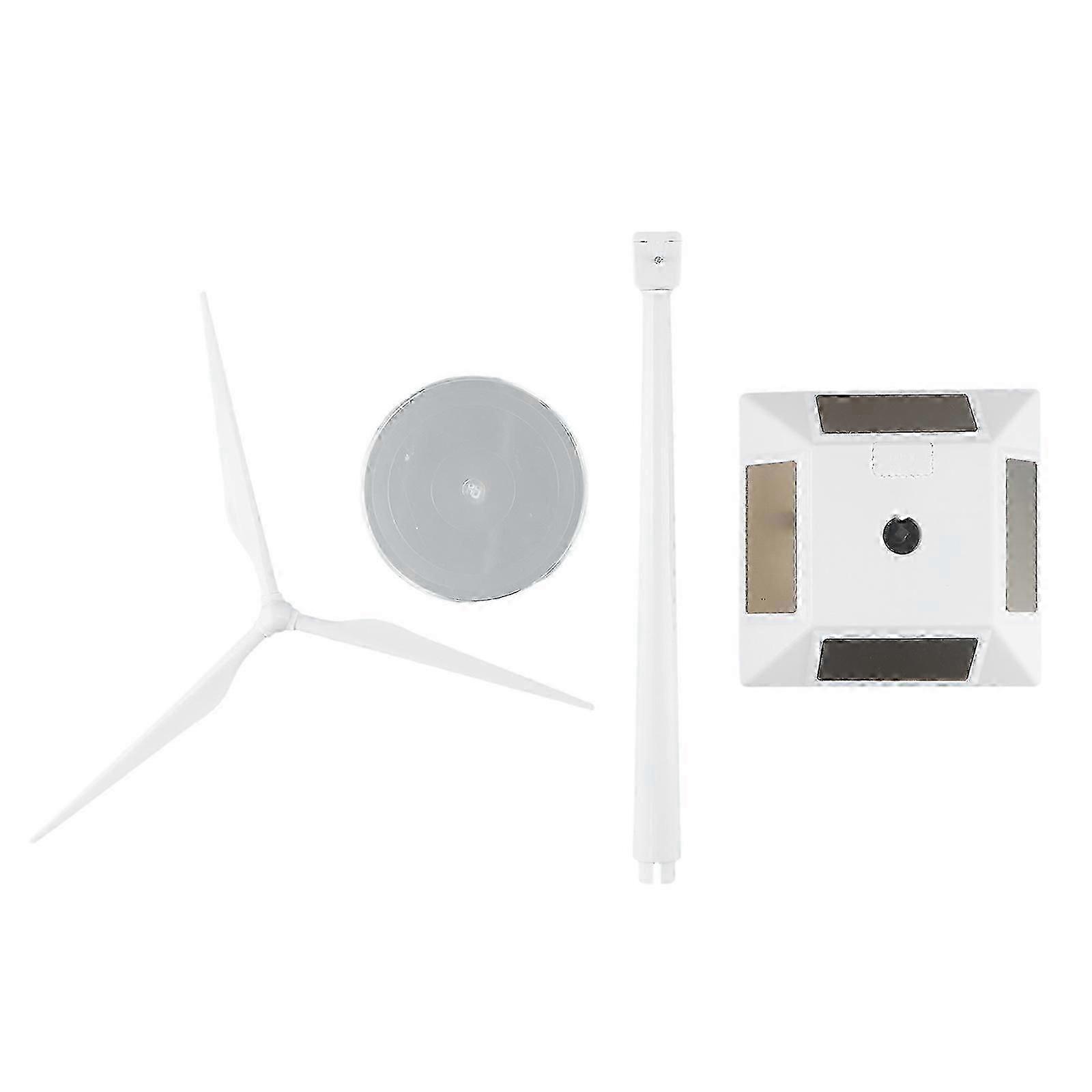 Solar Wind Generator Model Gift Exhibition Stand Windmill Educational Assembly