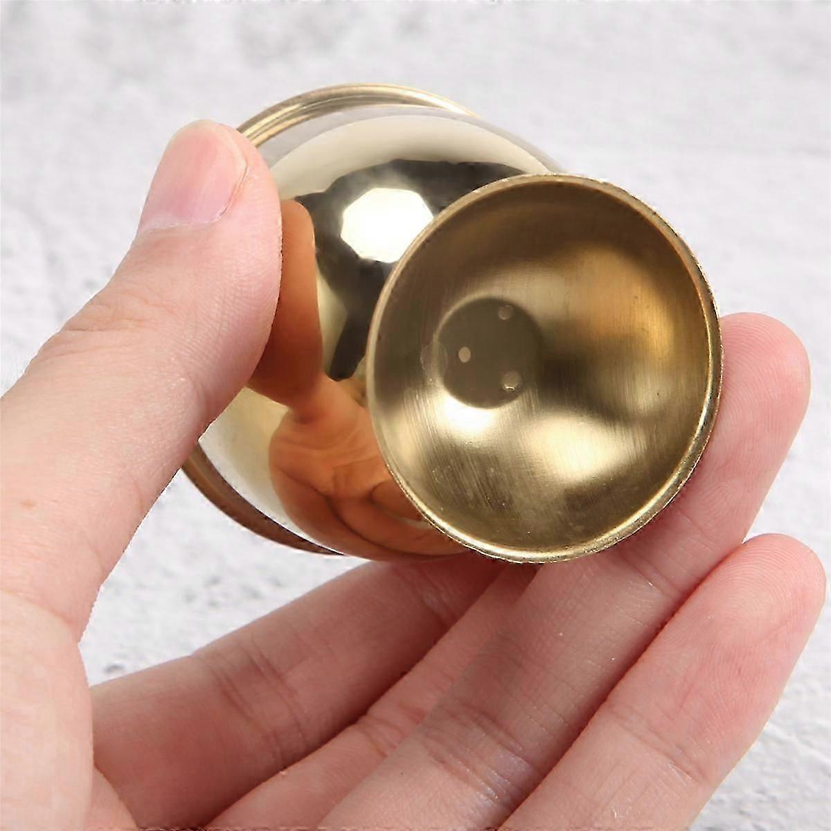 Stainless Steel Egg Cups Set for Hard Boiled and Soft Eggs, Kitchen Tray Tool Holders, Gold Finish