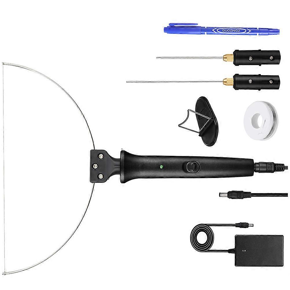 Electric Hot Foam Foam Board Tool for Foam Blocks Black Abs Material for Heating 1 Set