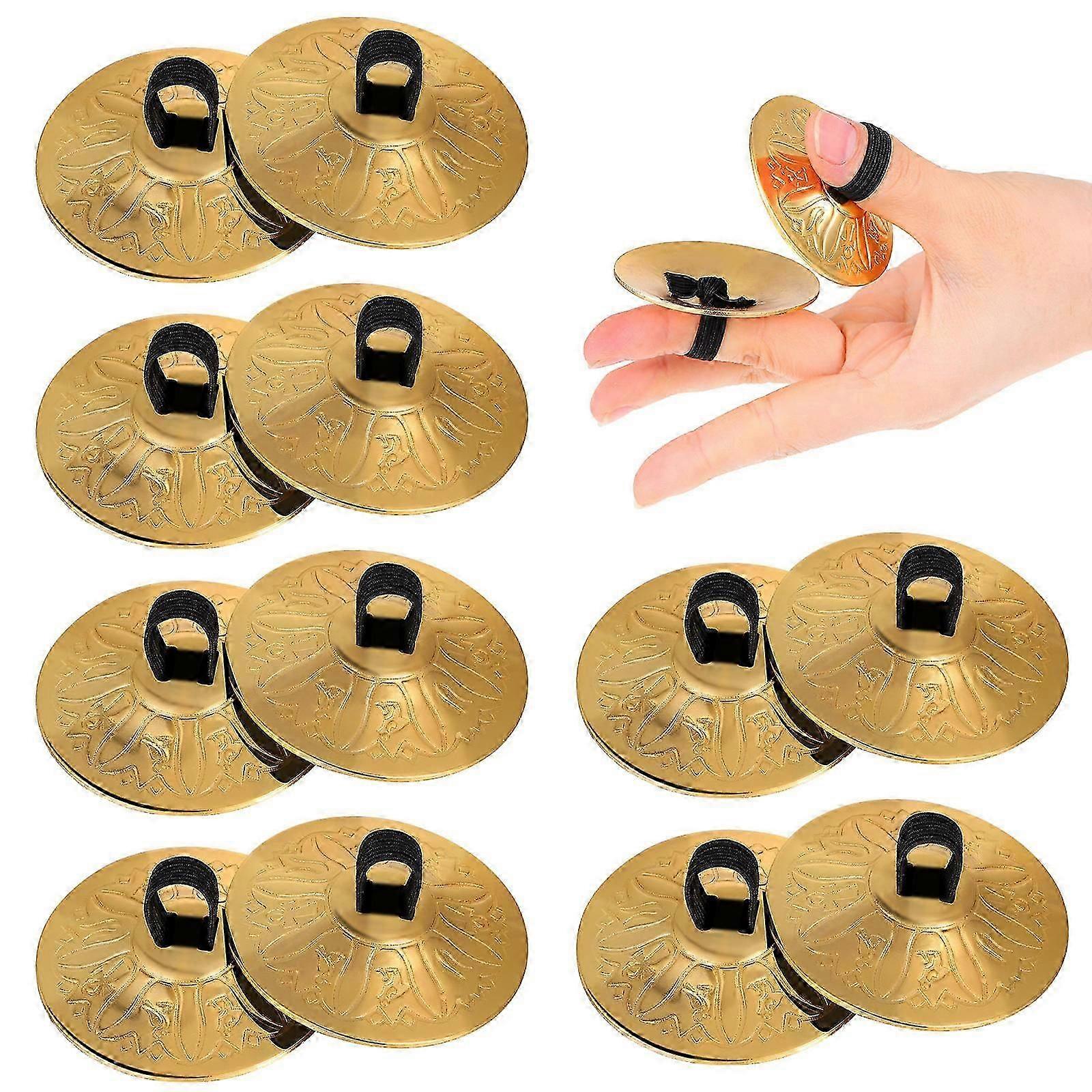Finger Cymbals for Dance and Fun, Crisp Sound and Reliable Quality