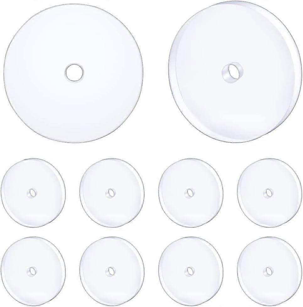 20/40/60Pcs Clear Disc Pads no Pull Silicone Piercing Disc for Piercing Bump