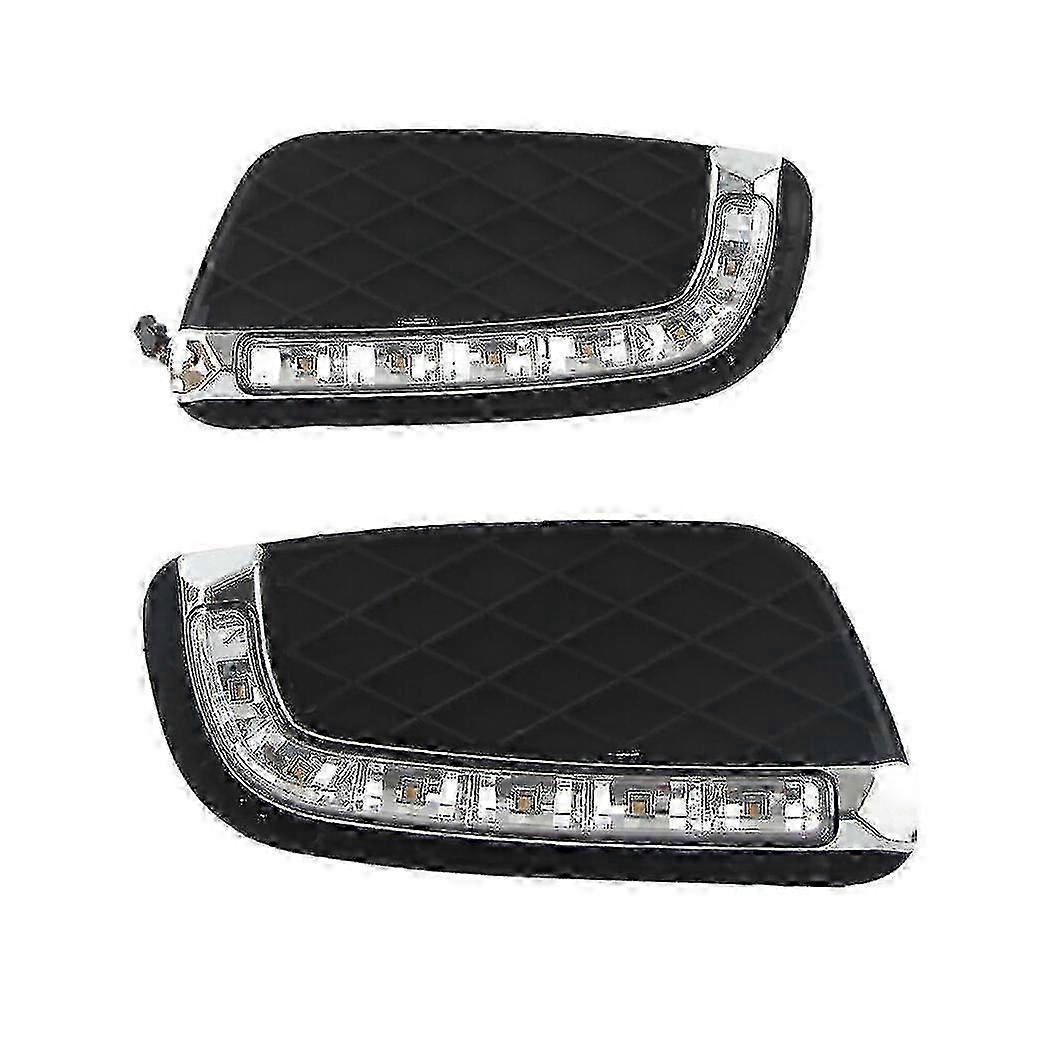 Daytime Running Lights LED Fog Lamps Compatible with 2008-2020 Mercedes- Smart Fortwo Fx