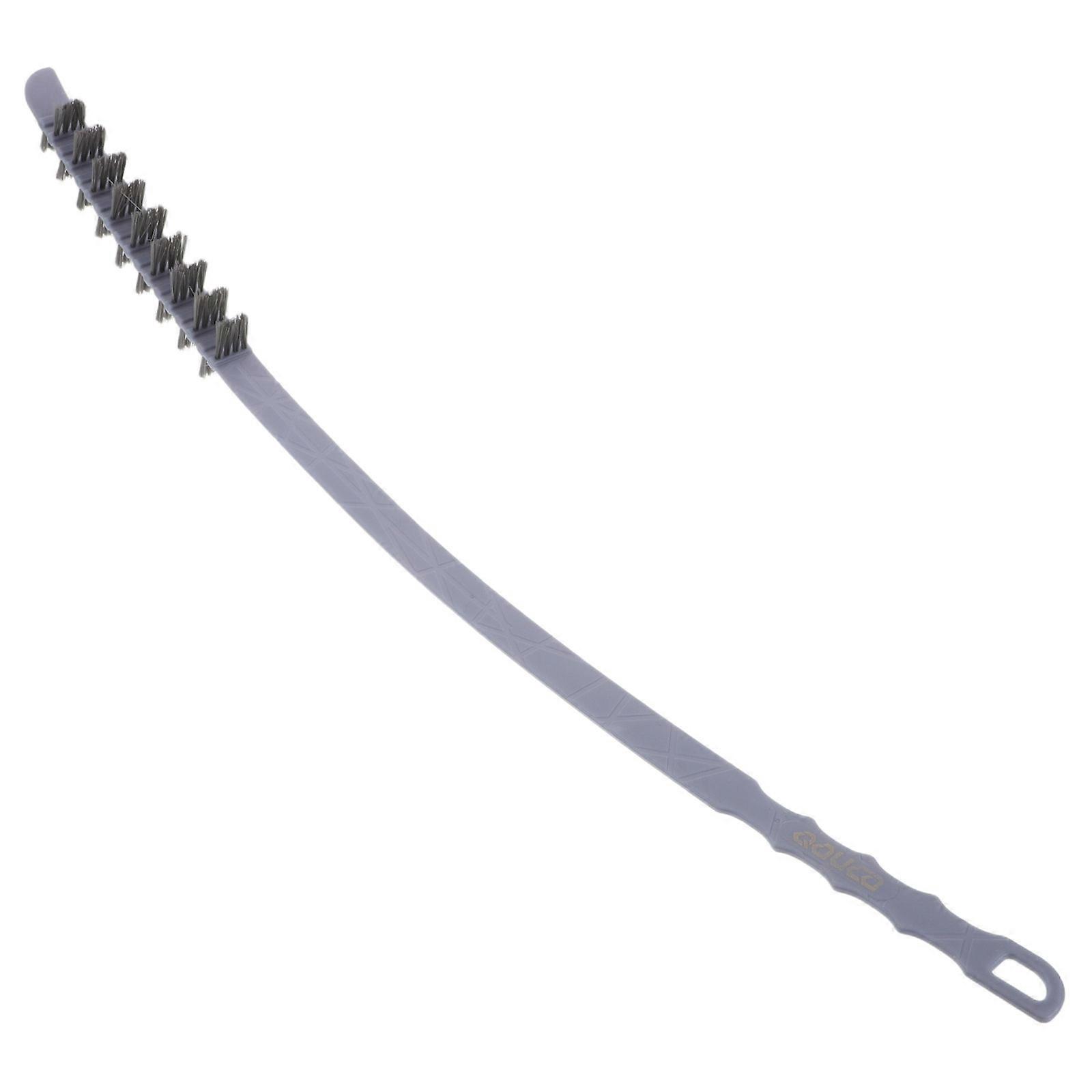 3Pcs Portable Long Handle Washing Machine Brush For Household Cleaning In Grey Color Featuring Soft Bristles