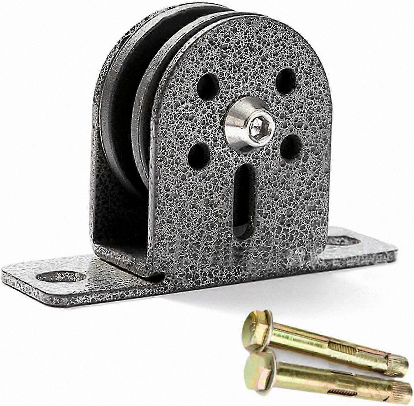 Stainless Steel Single Pulley Block, Heavy Duty Swivel Lifting Wheel for Wire Rope, Silent Roller for Gym Exercise Use