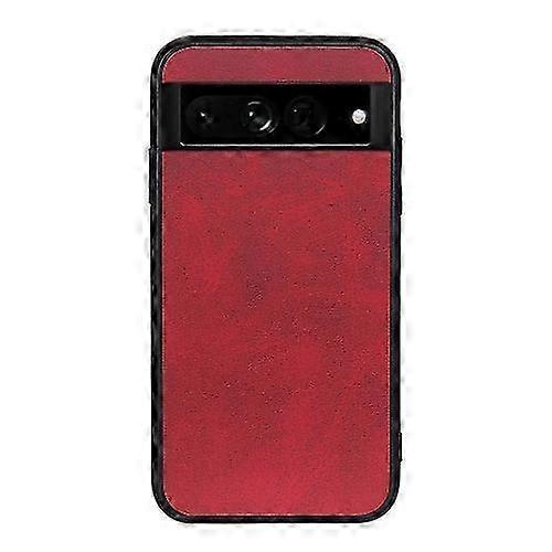 For Google Pixel 7 Pro Accurate Hole Two-color Calf Texture PU Phon...