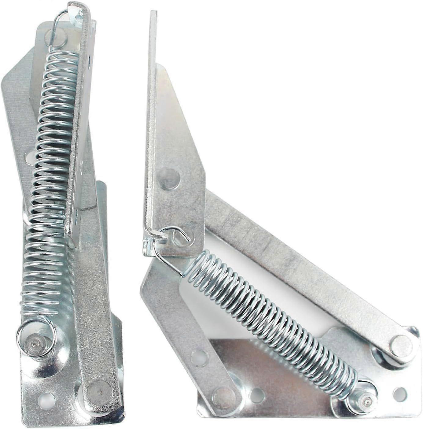 Spring Hinge (1 Pair) 90 Degree Folding Lifting Bracket, Sofa Bed Hinge, Suitable for Cabi
