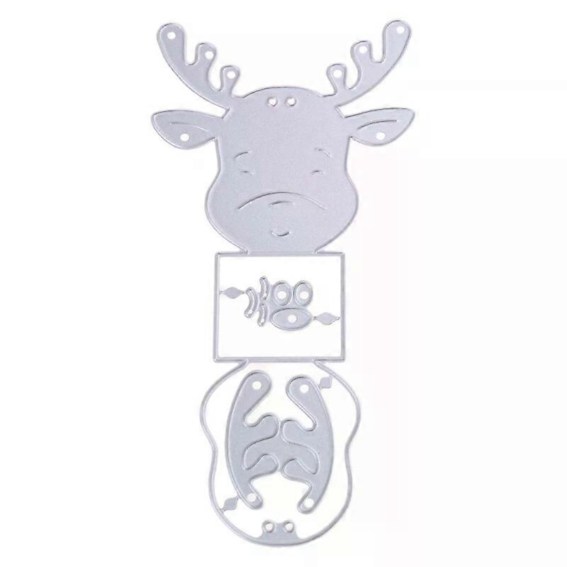 Reindeer Embossing Die Cuts, Christmas Birthday Card Making DIY Craft Scrapbooking Tool