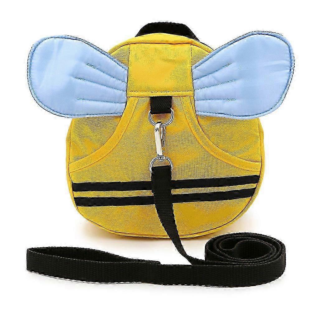 Baby Walking Safety Harness Reins Kid Toddler Strap Backpack Harness Assistant with Leash Bee Backpack with Wings