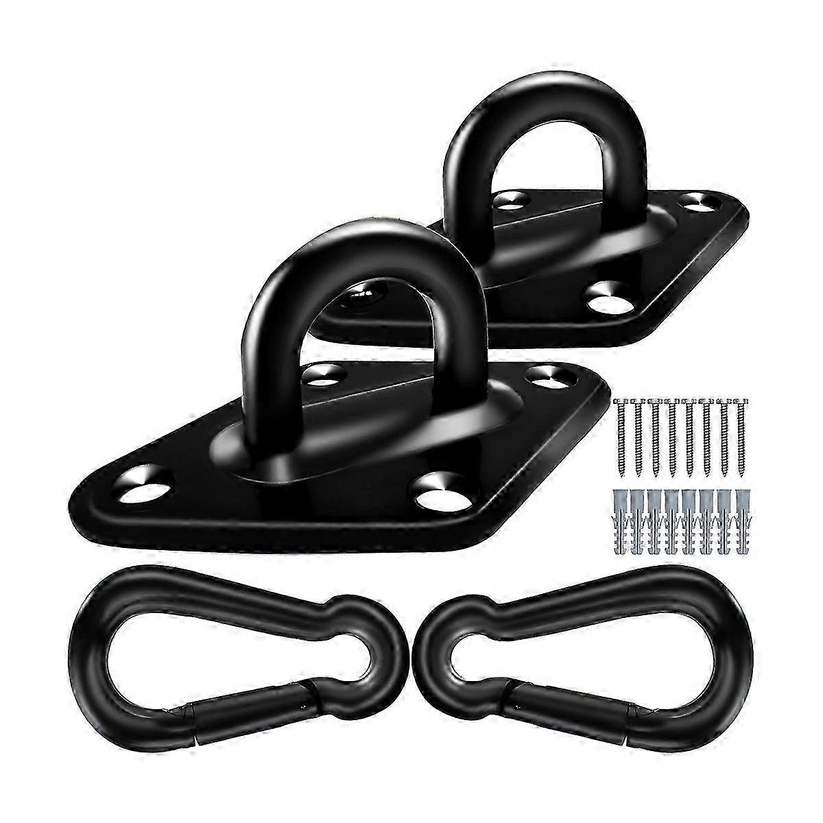 1700lbs Heavy Duty Hammock Hooks,2X M10 Stainless Eye Hooks